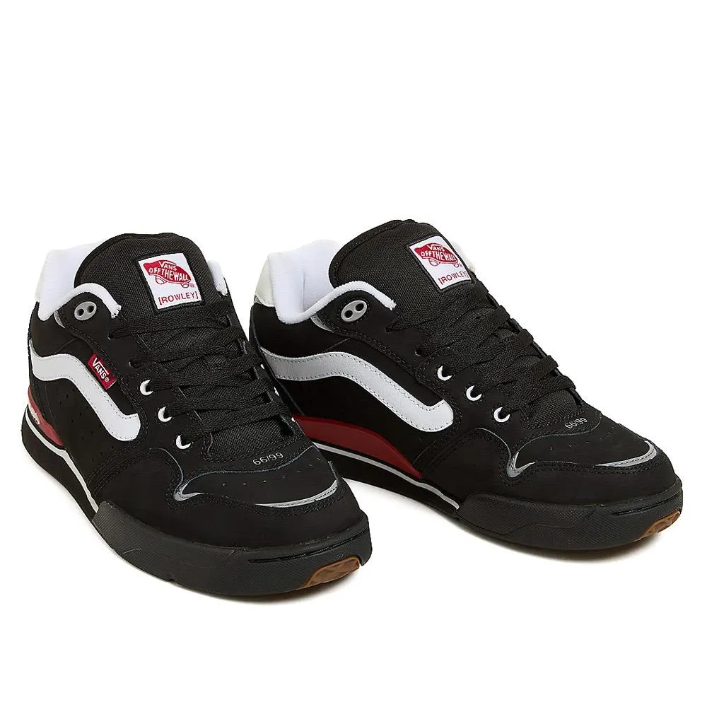 Vans Rowley XLT - Black/White/Red Pearl Shine