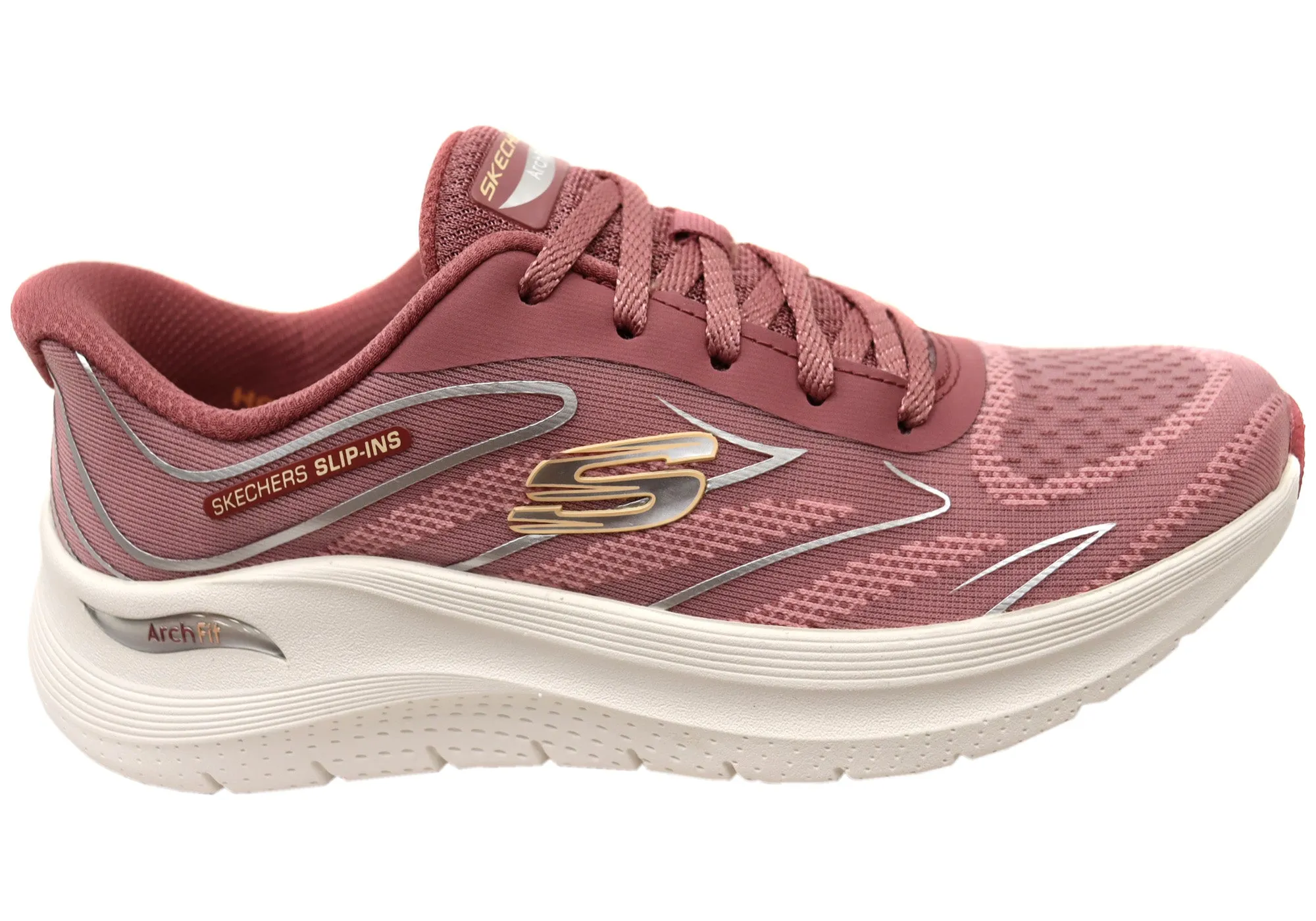 Skechers Womens Arch Fit 2.0 Sleek Stride Comfortable Shoes Speed Runner