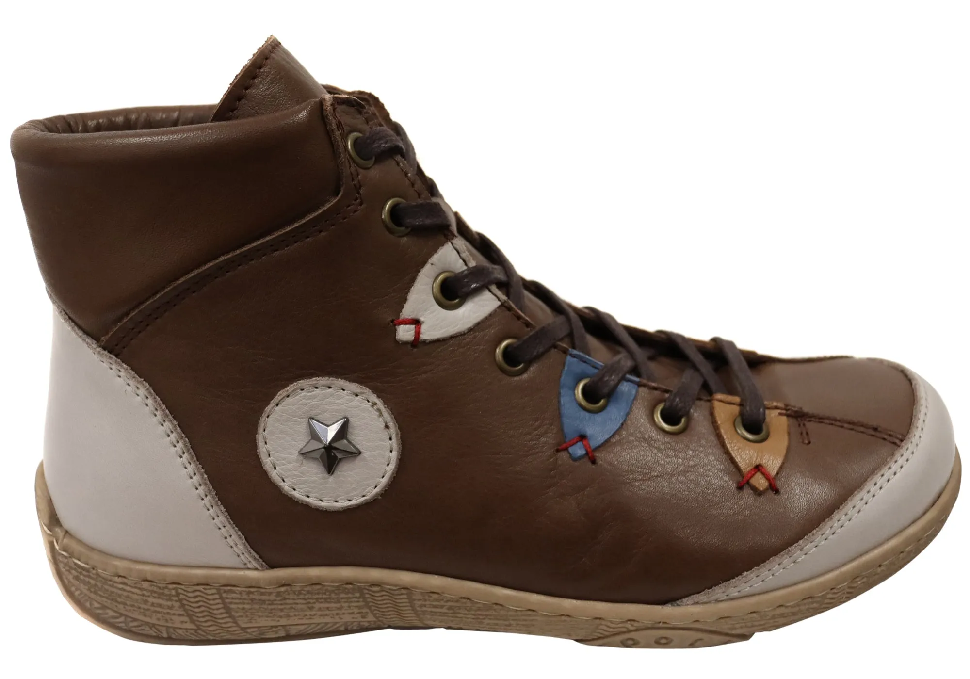 Bold Design Slip Resistant Urban Commute Orizonte Tova Womens European Comfortable Leather Ankle Boots