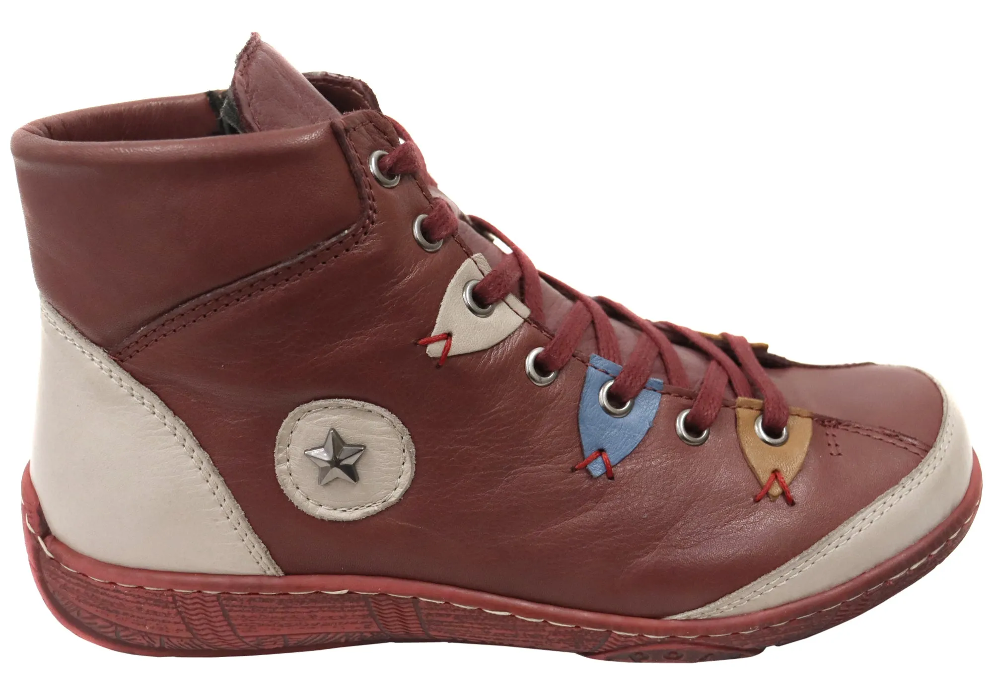 Urban Style Orizonte Tova Womens European Comfortable Leather Ankle Boots