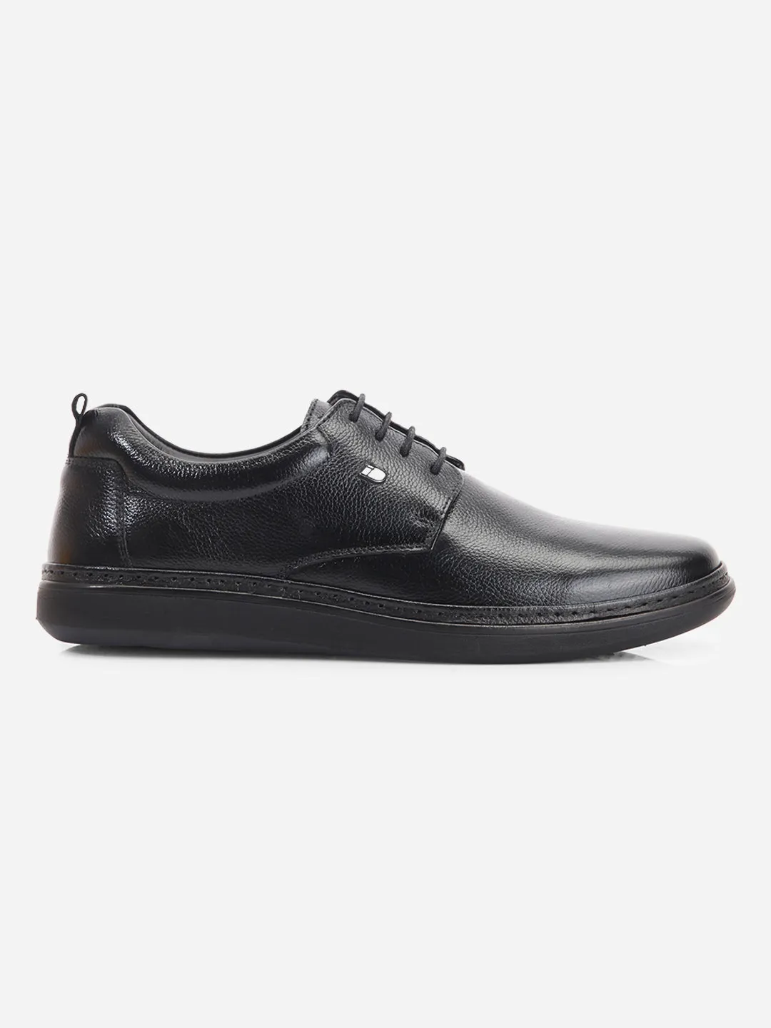 Men's Black Round Toe Lace Up Semi Formal (ID2226L) Special Event Timeless Comfort