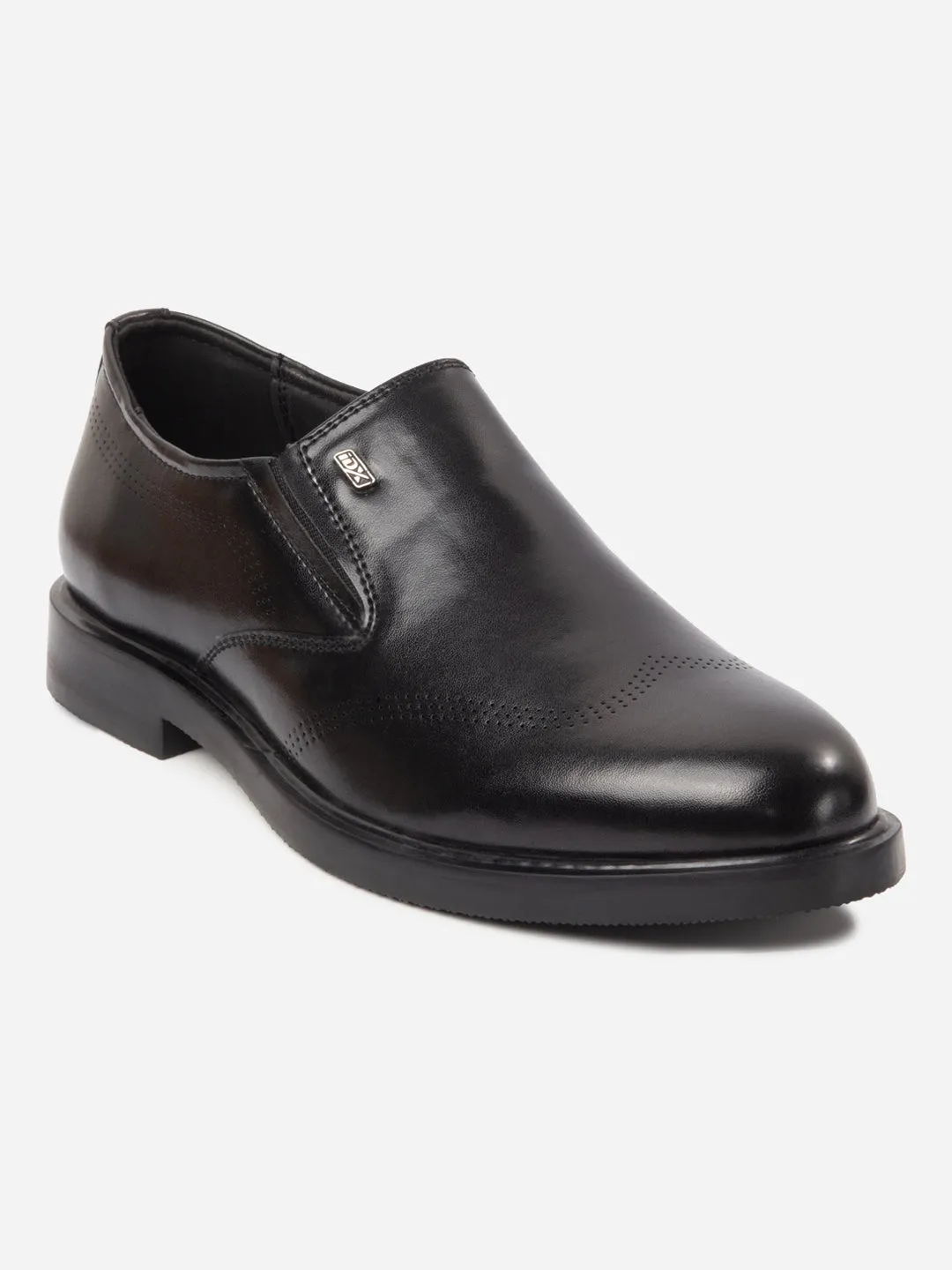 Soft Hue Men's Black Formal Slipon Shoes (IX1091)