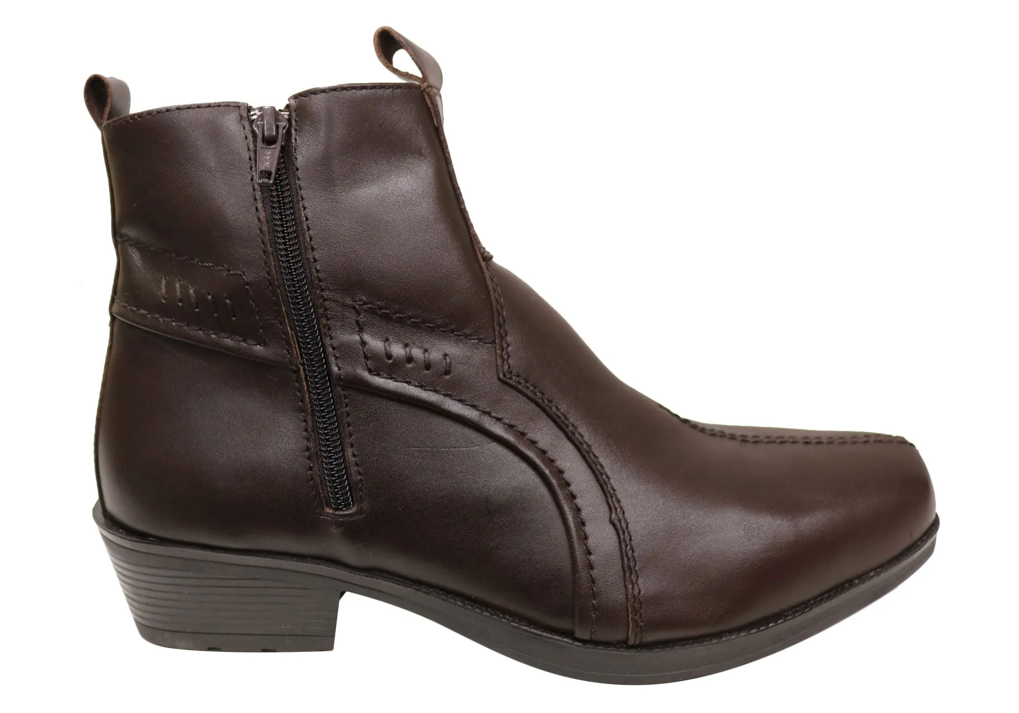 outdoor chill Slatters Rialto Mens Comfortable Leather Dress Boots