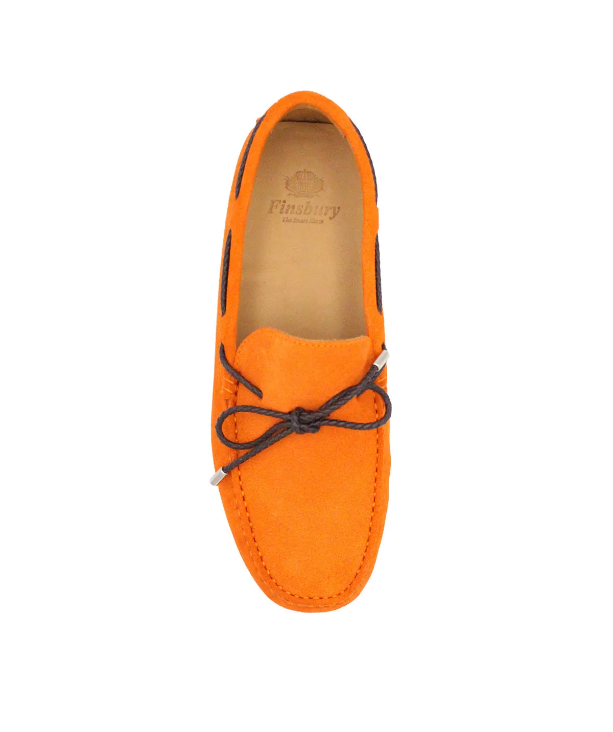 Mocassin CANCUN Daim Orange Networking Night