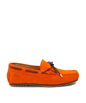 Mocassin CANCUN Daim Orange Bride Match Elegant Profile