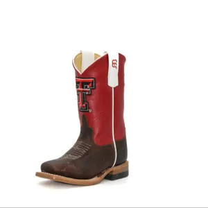 Anderson Bean Texas Tech Exclusive Bone Children's Boot Stable