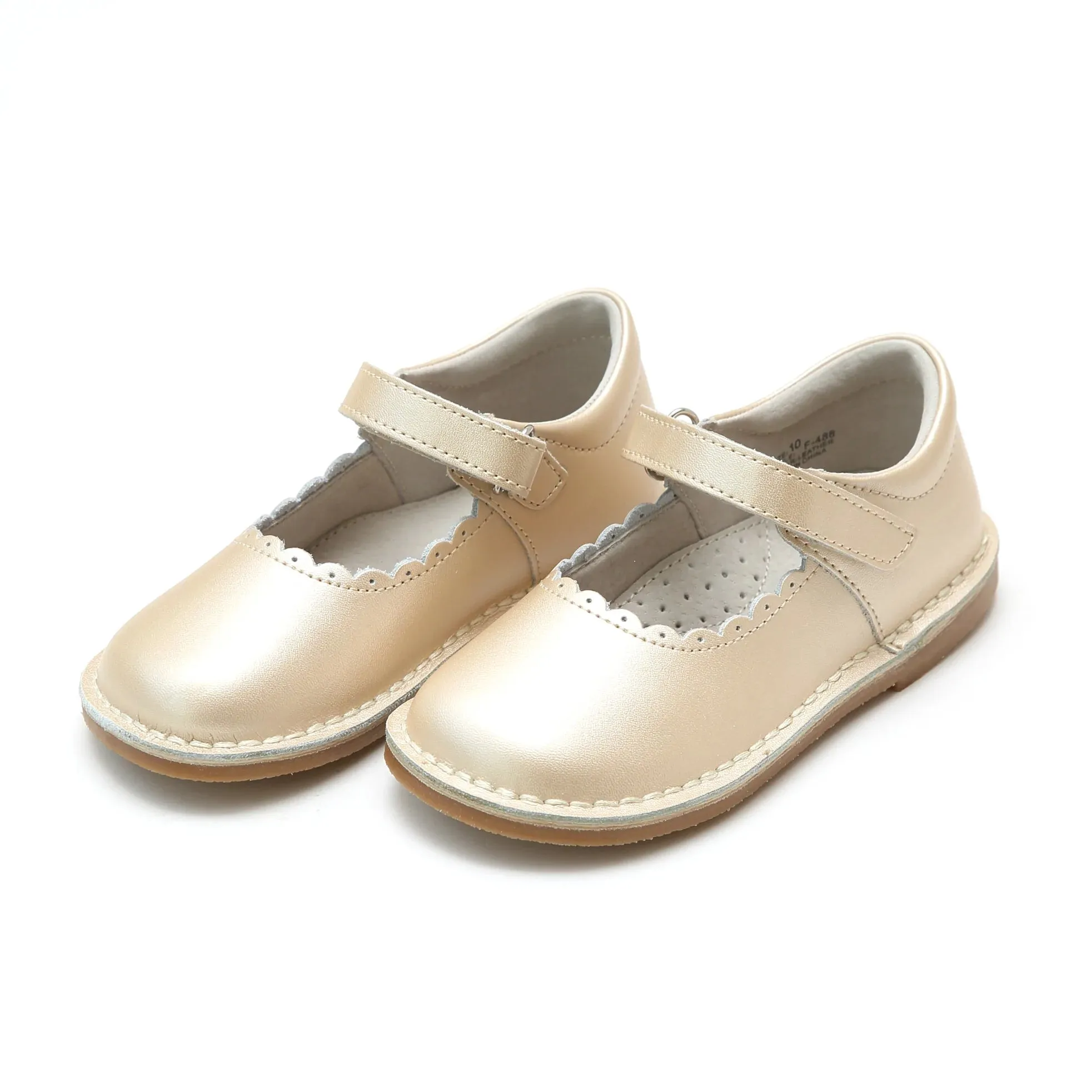 KIDS' CAITLIN Simple Cut Gloss Leather