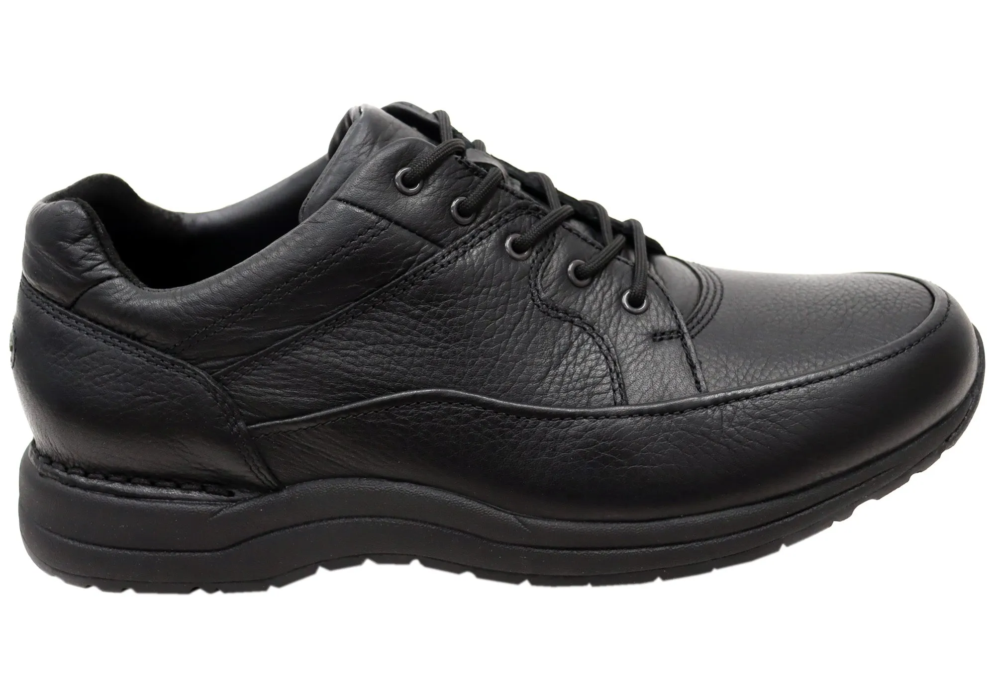 Rockport Edge Hill II Lace Mens Leather Comfortable Wide Fit Shoes Textured Grip Pattern training performance