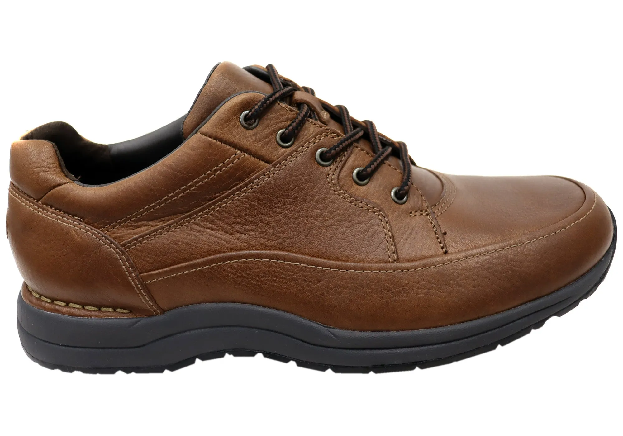 Rockport Edge Hill II Lace Mens Leather Comfortable Wide Fit Shoes Bendable Heel Counter anti static