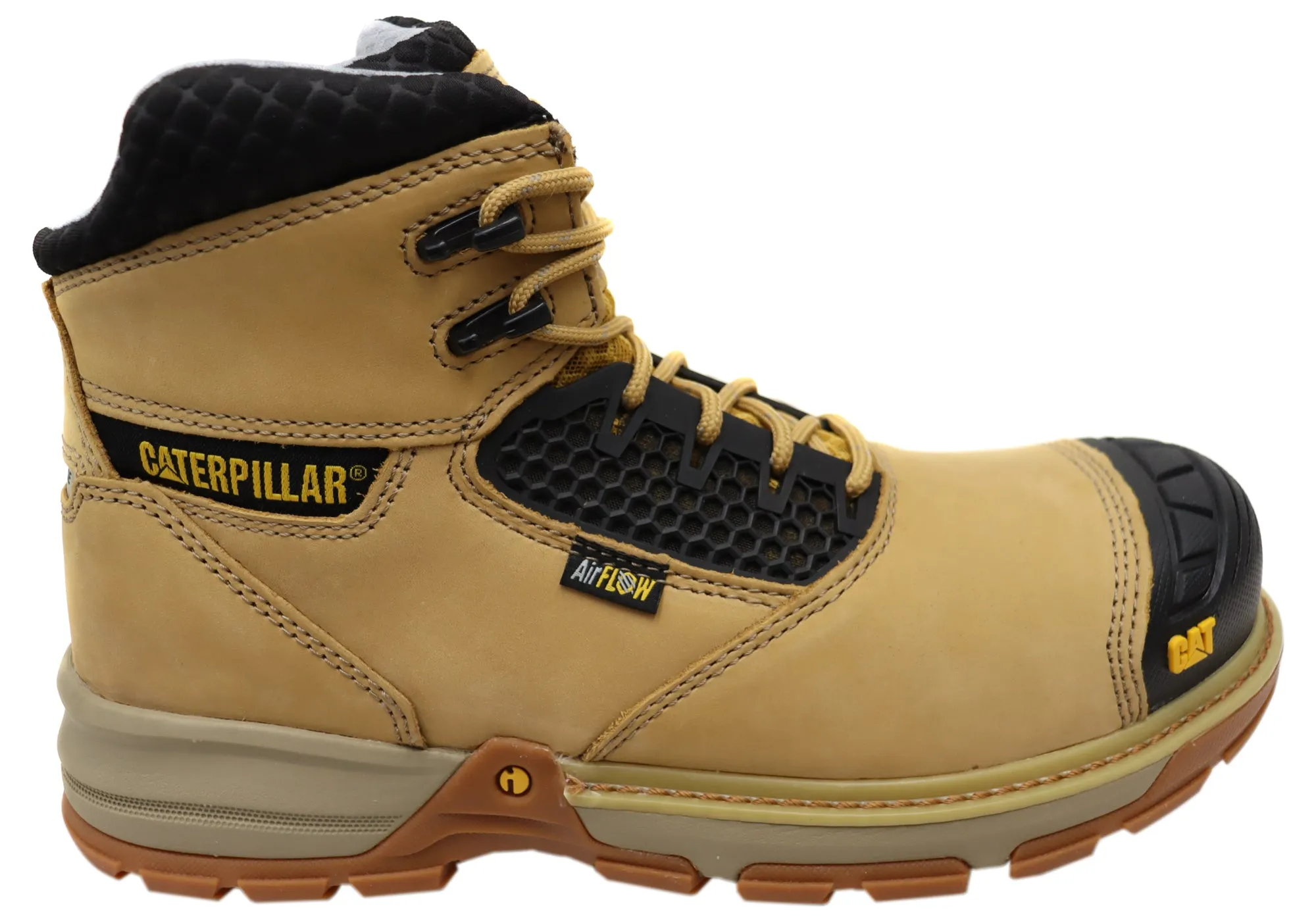 Waterproof Adventure Seeker Multi Terrain Caterpillar Mens Excavator Superlite Cool Carbon Composite Toe Boots