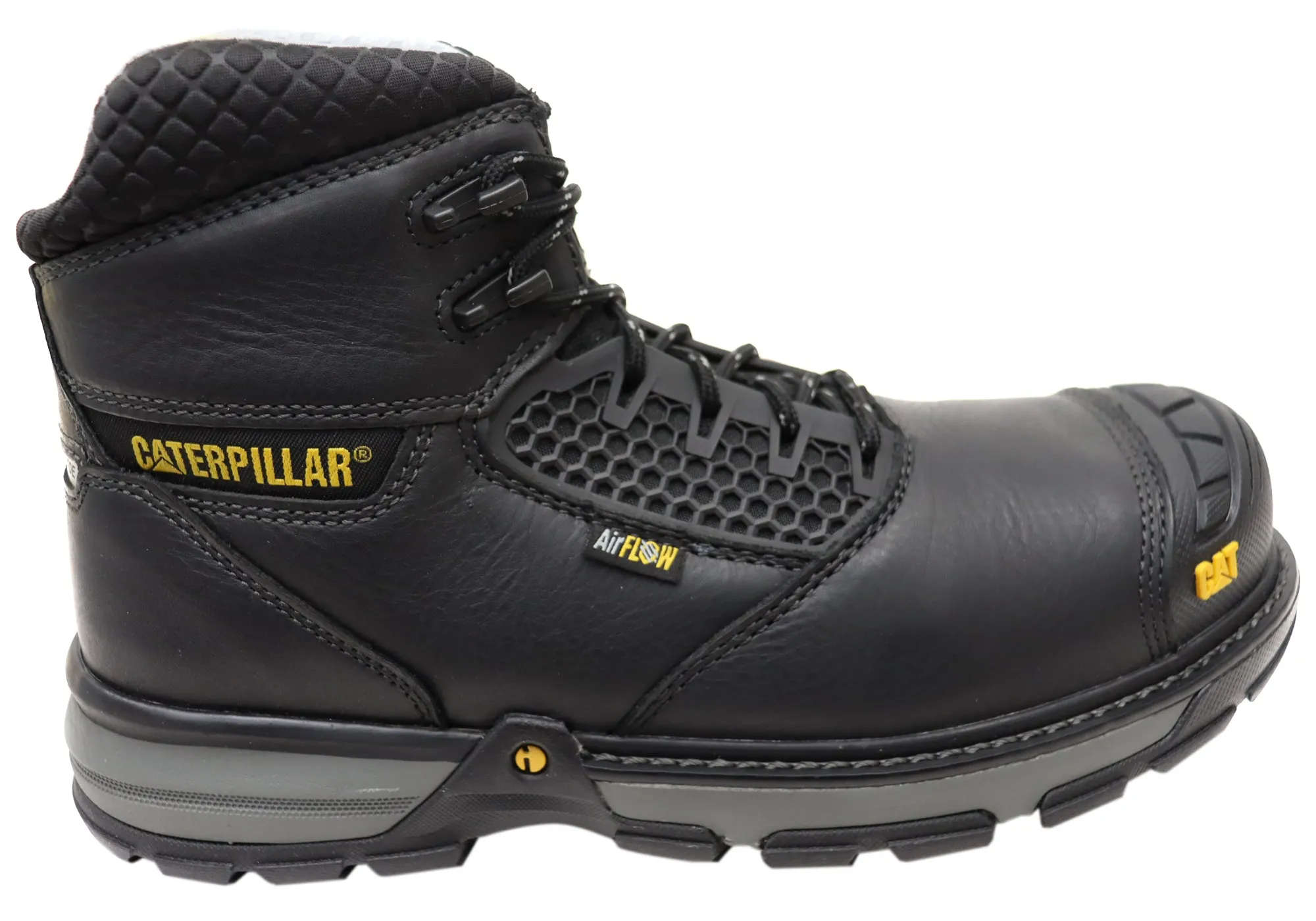 Caterpillar Mens Excavator Superlite Cool Carbon Composite Toe Boots Eco Material Nature Lover