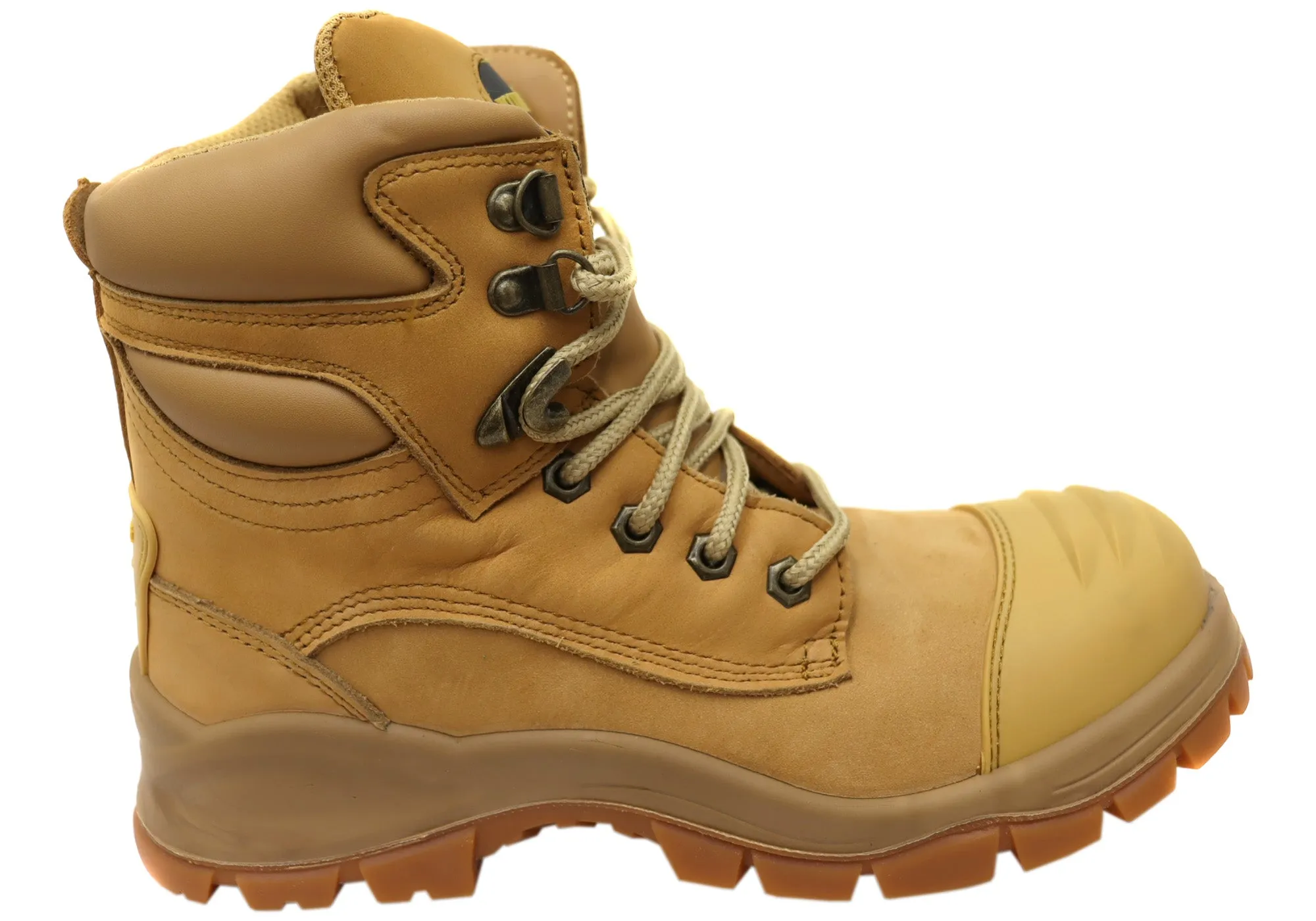 Light support Daily Rugged Woodlands Forest Mens Comfortable Leather Safety Work Boots