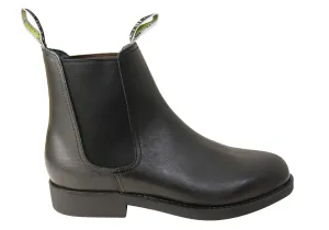 Slatters Arizona II Mens Comfortable Leather Chelsea Pull On Boots Daily Utility Support Cushion