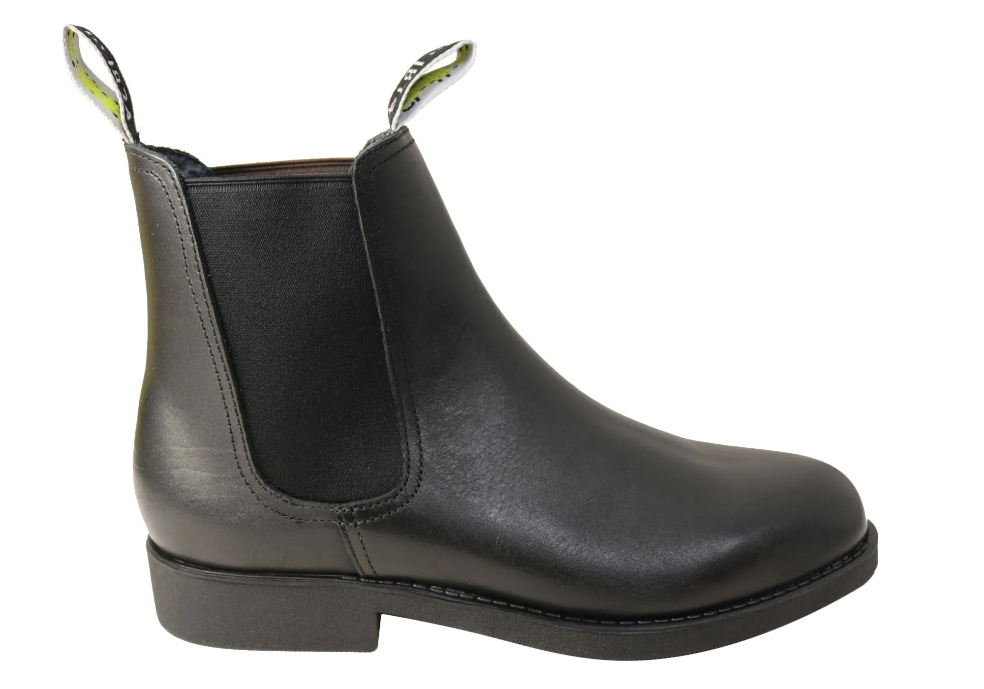 Slatters Arizona II Mens Comfortable Leather Chelsea Pull On Boots Daily Utility Support Cushion