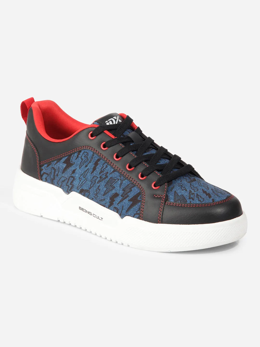 EverydayUse Men's Navy Black Textured Sneakers IX6019