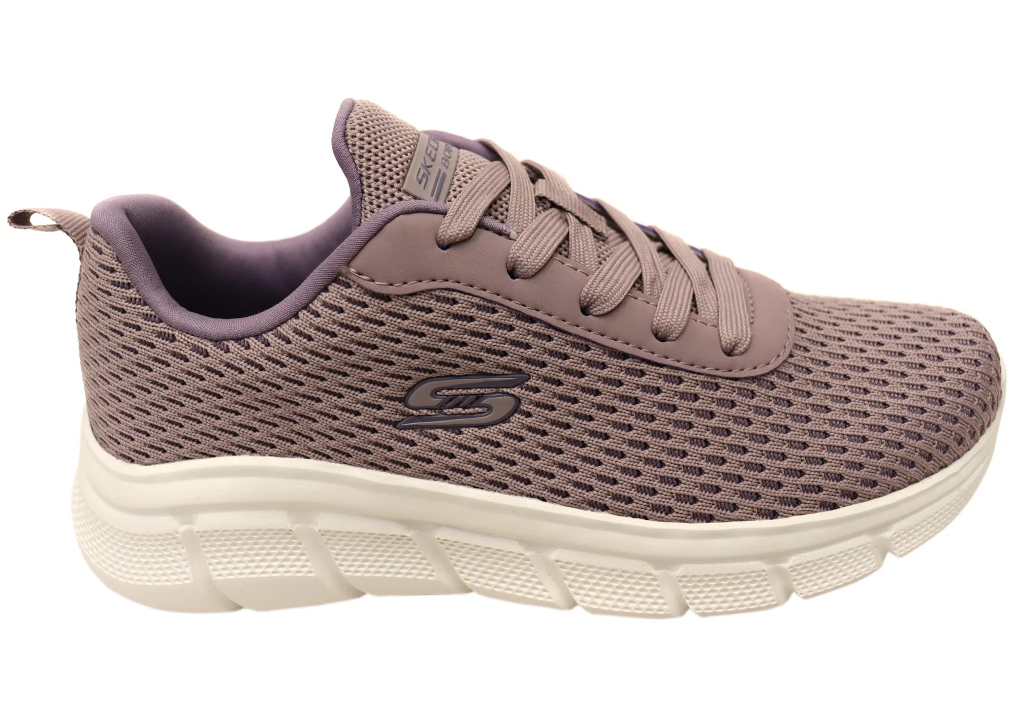 vibration damping Skechers Womens BOBS Sport B Flex Swift Flair Comfortable Shoes