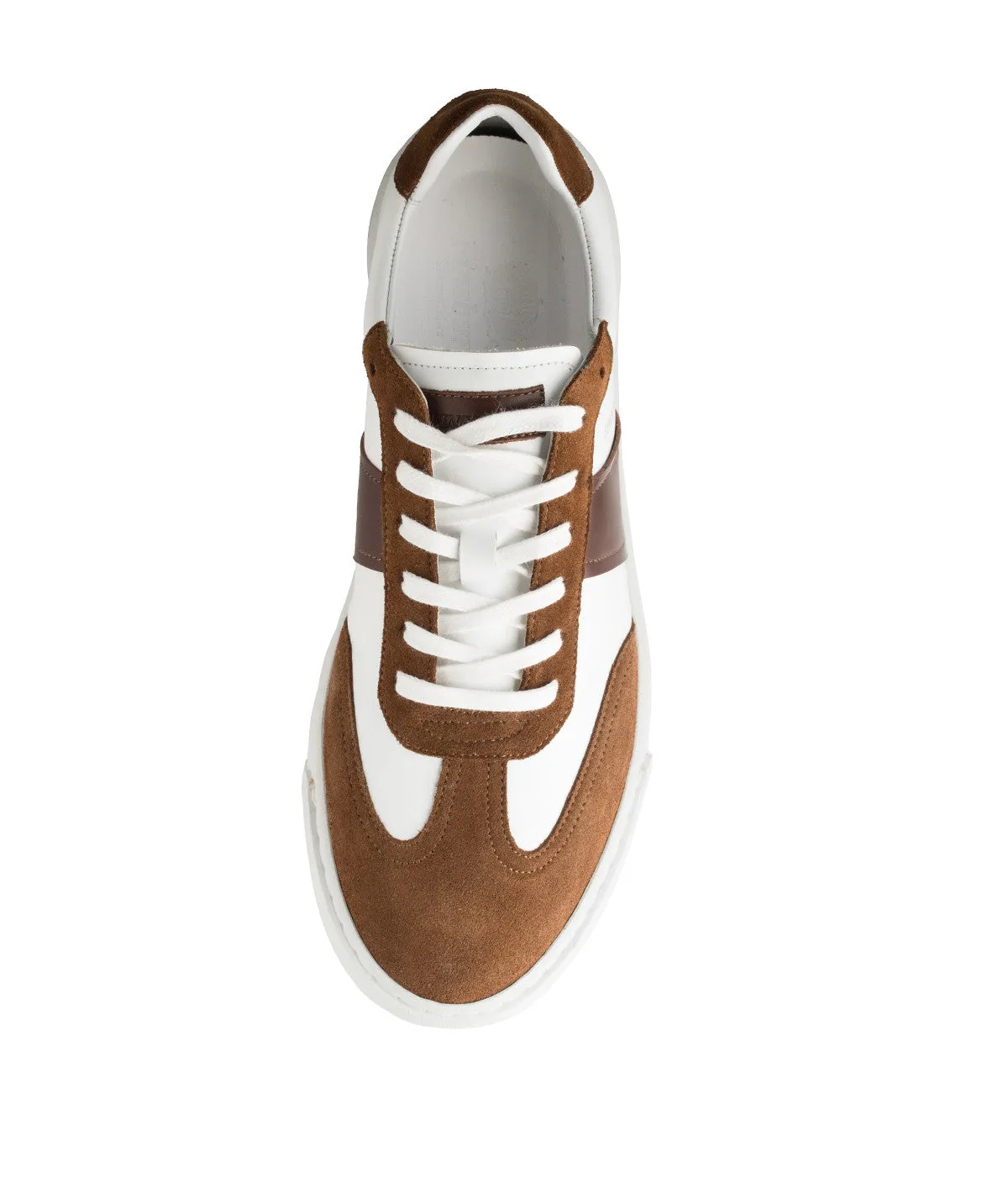 Easy Pack Sneakers LEO Blanc et Marron