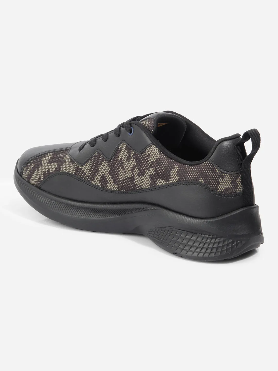 composite material Men's Black Olive Textured Sneakers IX7133