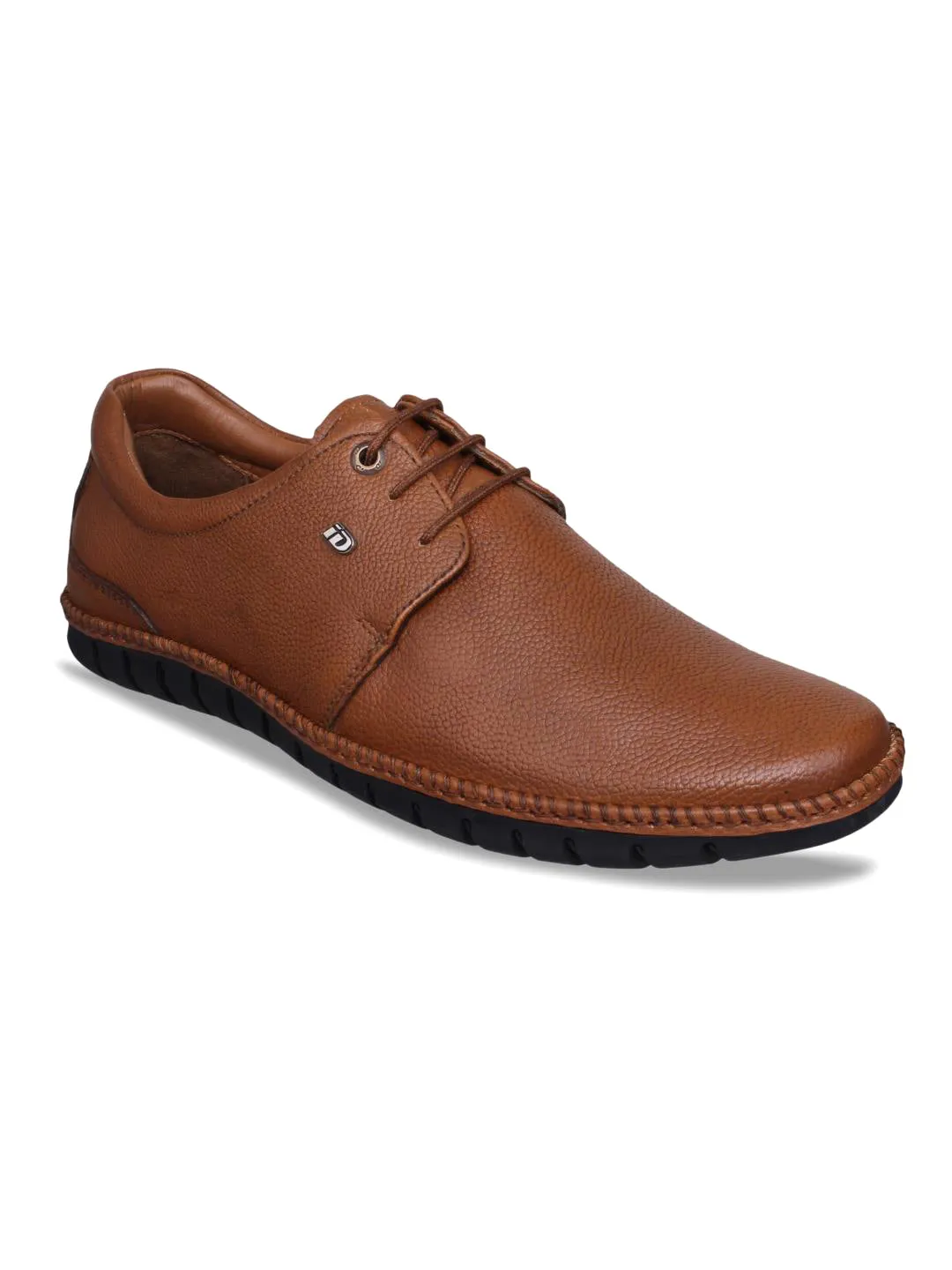 Machine washable Skill Craft Men's Tan Comfort Fit Semi Formal Lace Up (ID2072L)