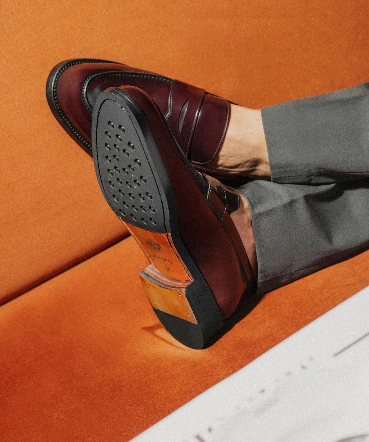 Runway Style Mocassin OSCAR Bordeaux