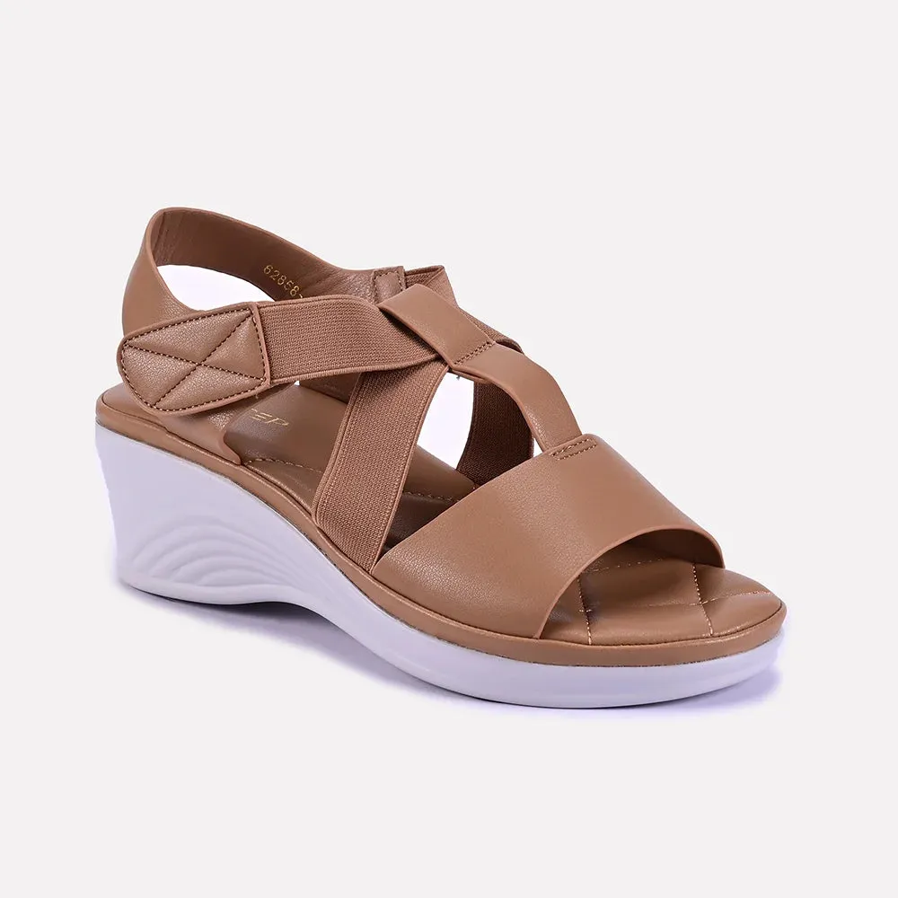 Beatrice Brown Soft Casual Sandals 0421295 Comfortable Insole Soft Move