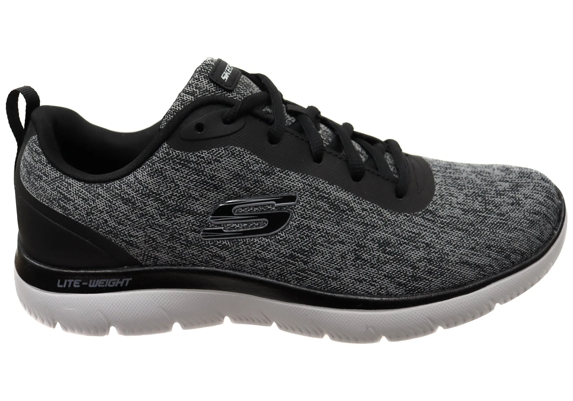Stable Structure Anti   Static Skechers Mens Summits Forrader Comfortable Memory Foam Lace Up Shoes