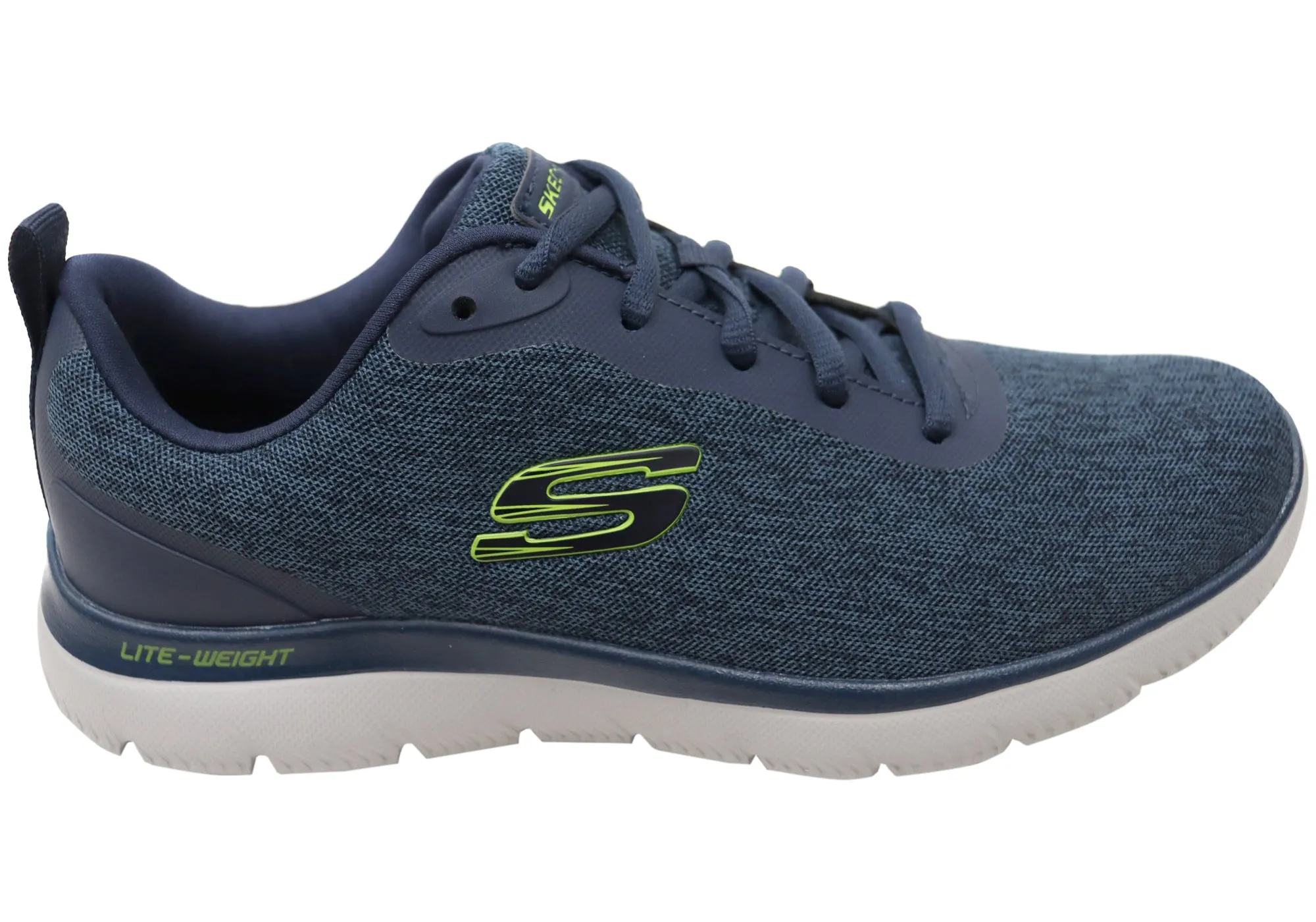 Neutral Walk Hyperbolic Lasting Skechers Mens Summits Forrader Comfortable Memory Foam Lace Up Shoes