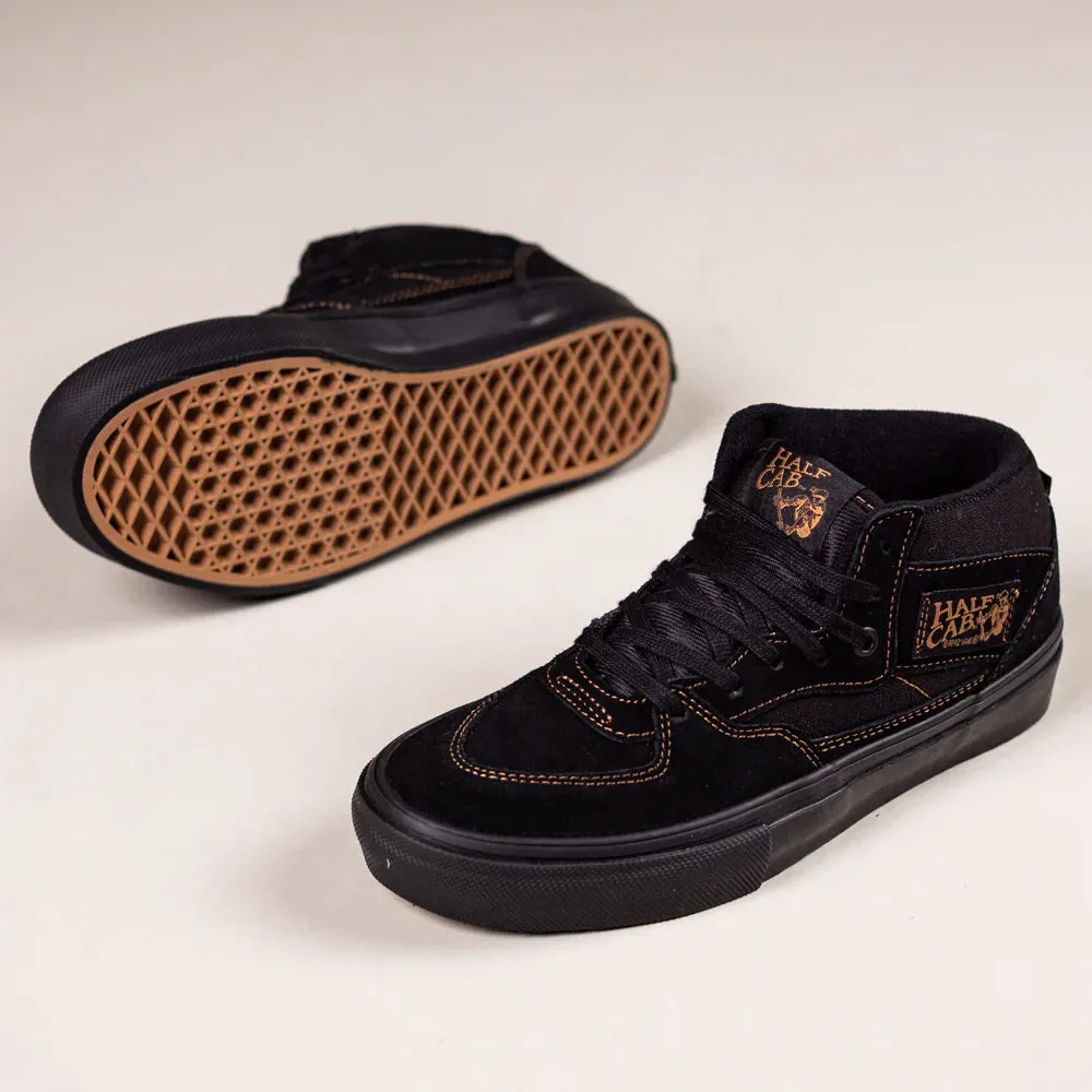 Wool Warm Vans Skate Half Cab Black/Black/Brown