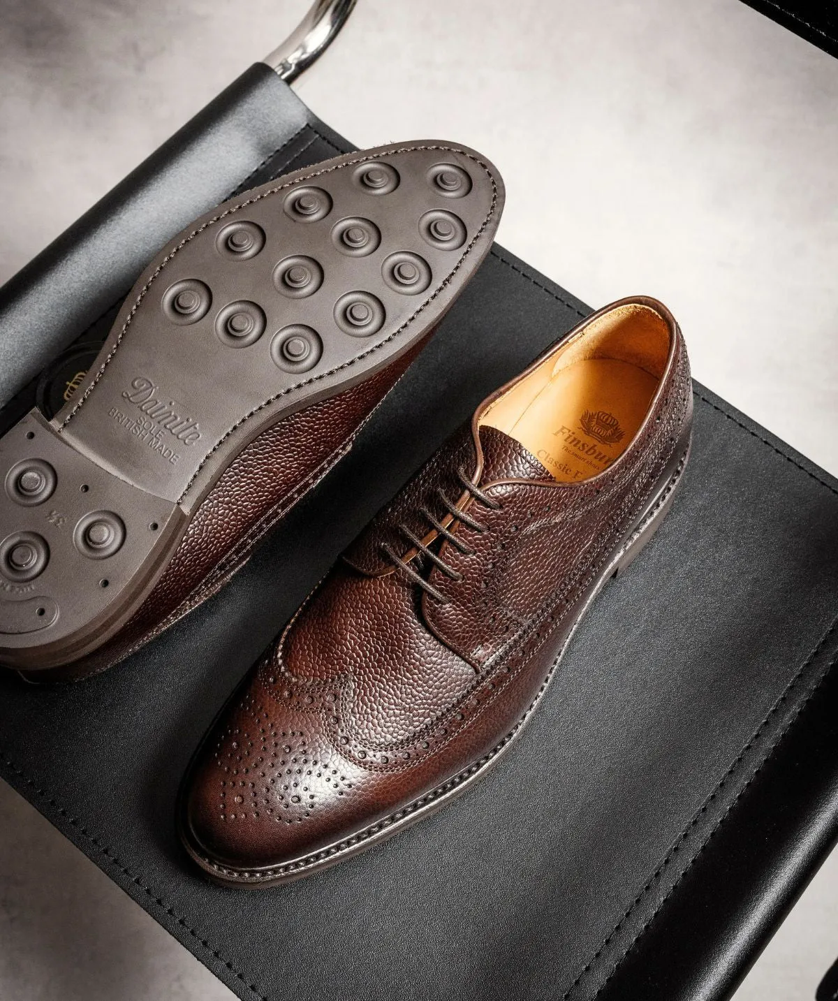 Easy Access Unique ease Derby BARTON Grain Marron