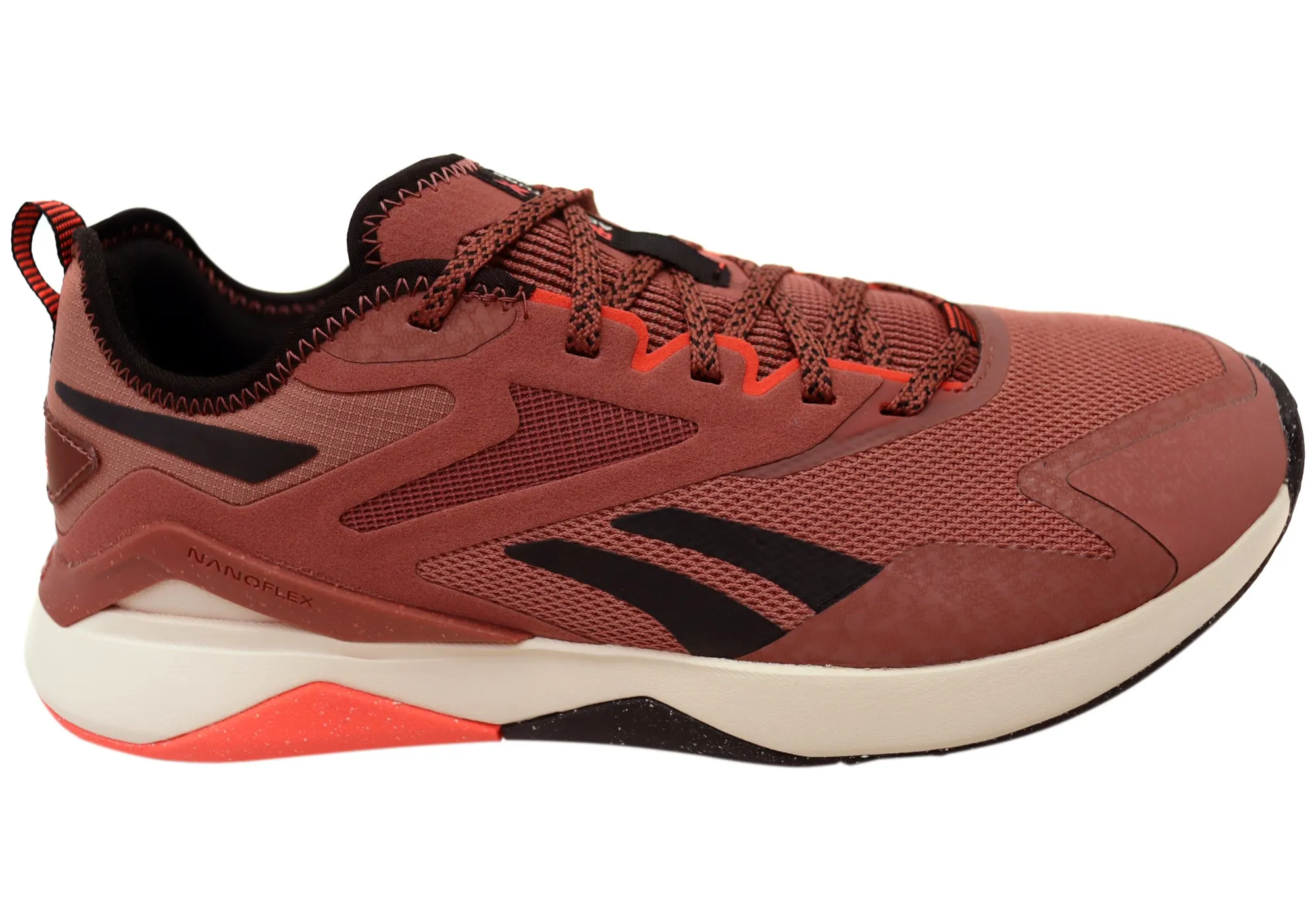 All Gender Sporty Look Reebok Womens Nanoflex Adventure TR 2 Comfortable Lace Up Sneakers