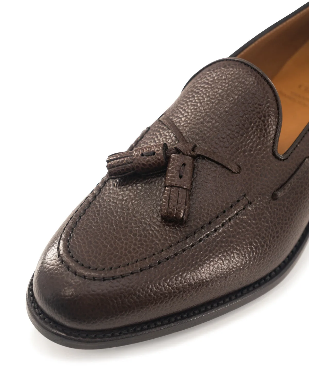 Reinforced Sides Mocassin OLDEN Grain Marron