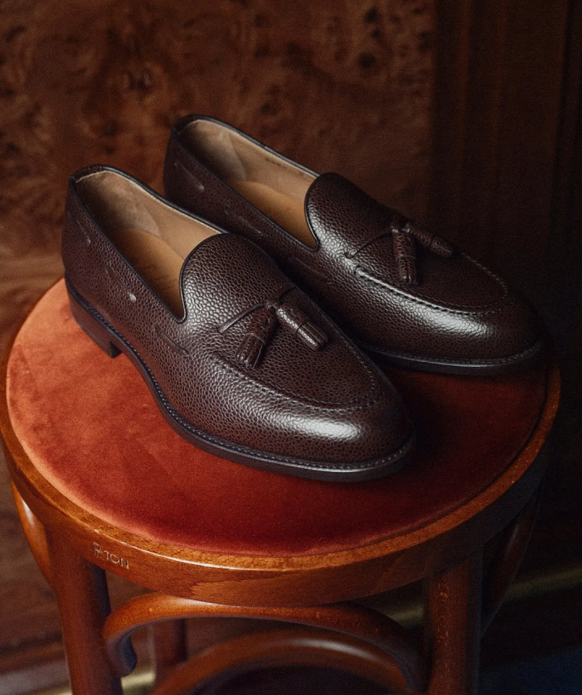 Mocassin OLDEN Grain Marron Fashion Week