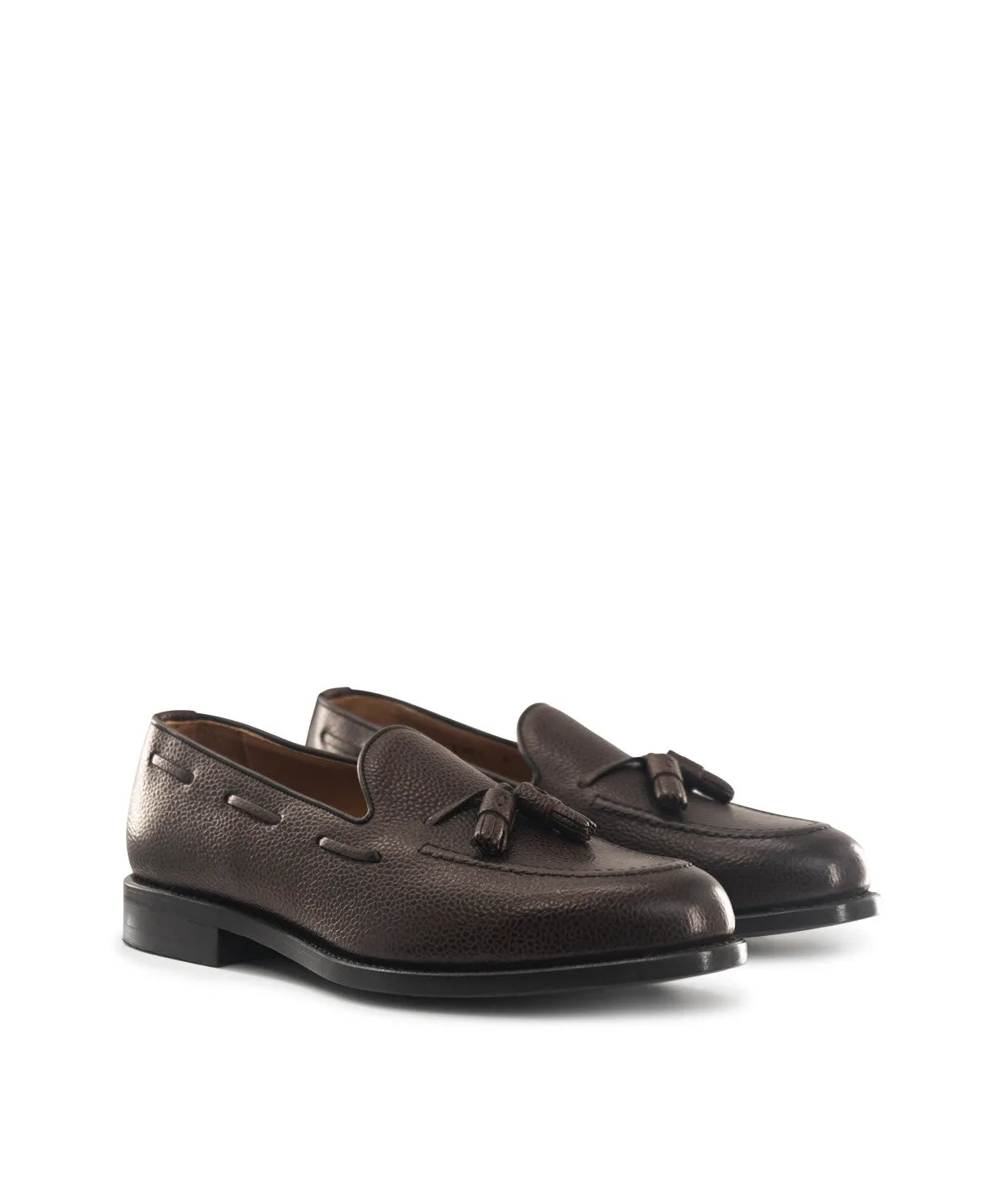 Mocassin OLDEN Grain Marron Gloss Leather