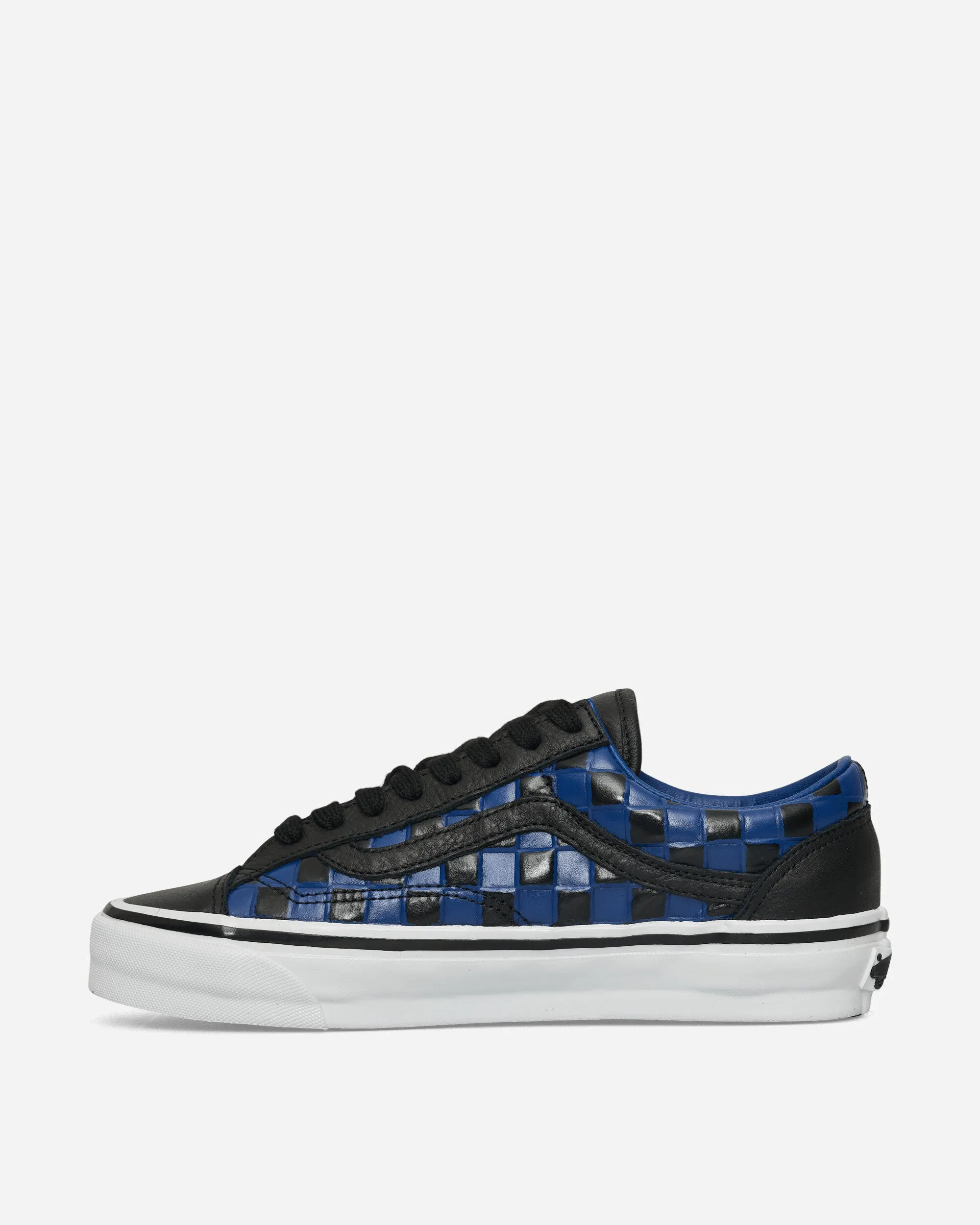 Comfort Outsole Old Skool 36 Vibram Leather Check Sneakers Black / True Blue