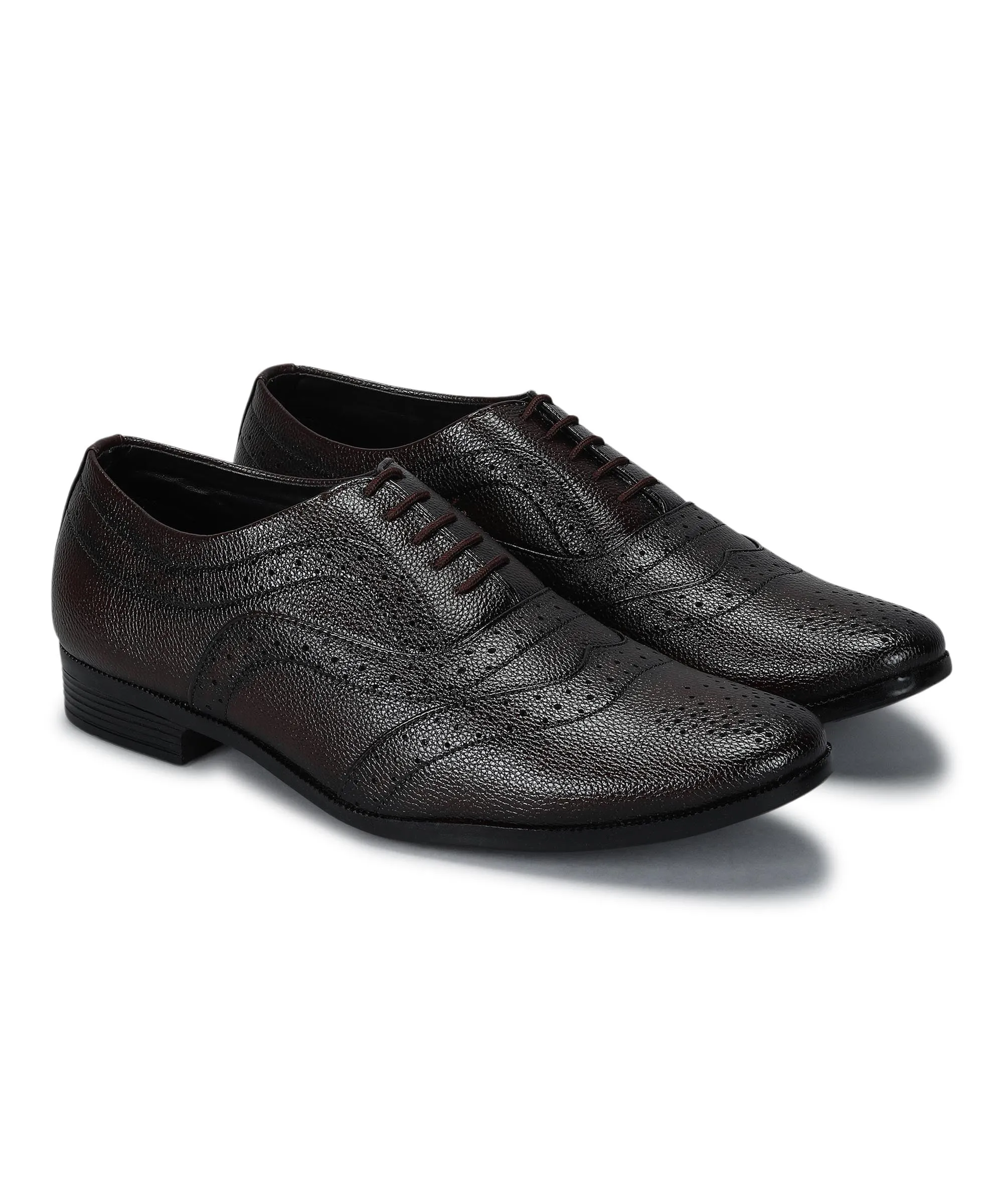 Fast Step Paragon Men's Brown Formal Shoes| Trendy, Durable & Sturdy for Outdoor Wear