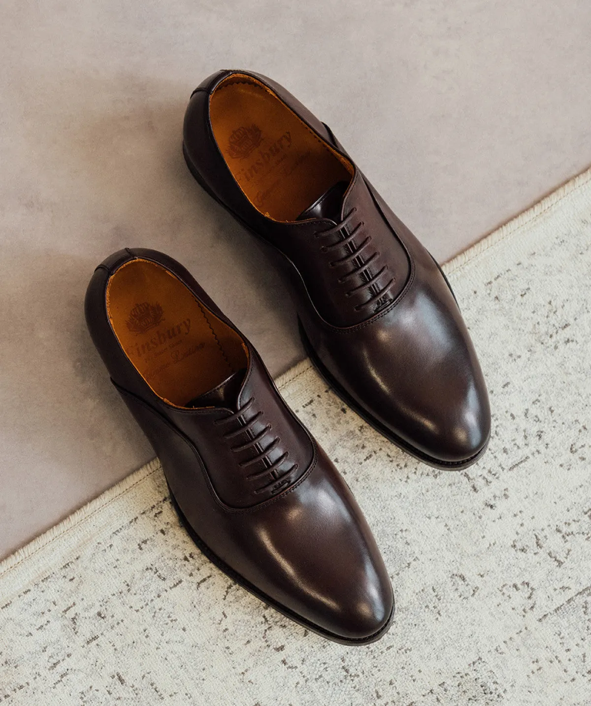 Richelieu ANDREAS Marron Patin Quick Release Tongue Sustainable Sole Construction