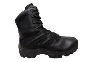Sporty Vibe Bates Mens Comfortable Delta 8 Side Zip Military Tactical Boots