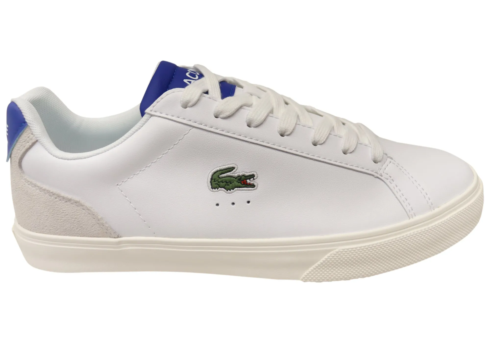 Comfort Focused Ventilation Ports Design Lacoste Mens Comfortable Leather Lerond Pro 123 Sneakers