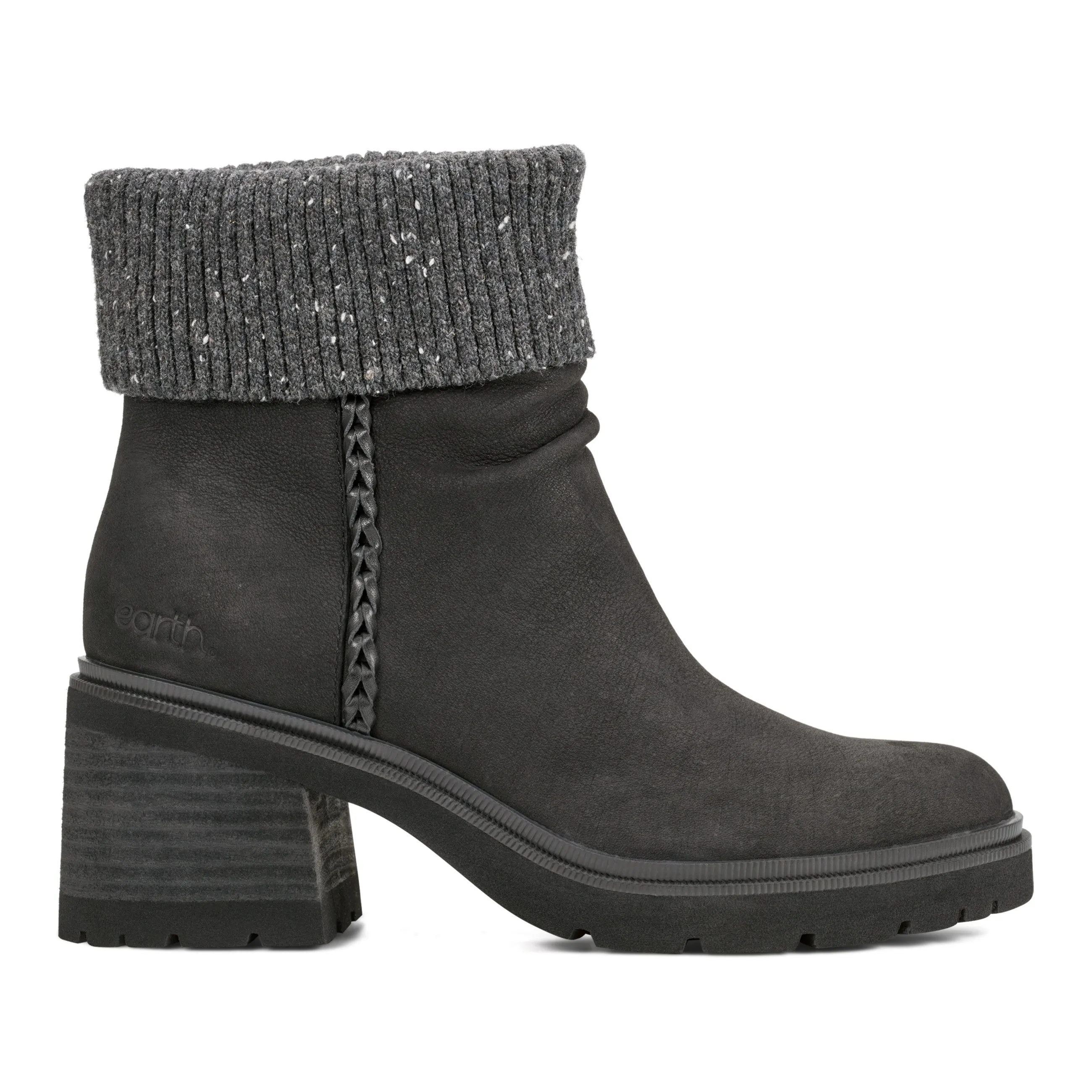 Arch Care Icon Walk Gresa Waterproof Block Heel Round Toe Casual Booties