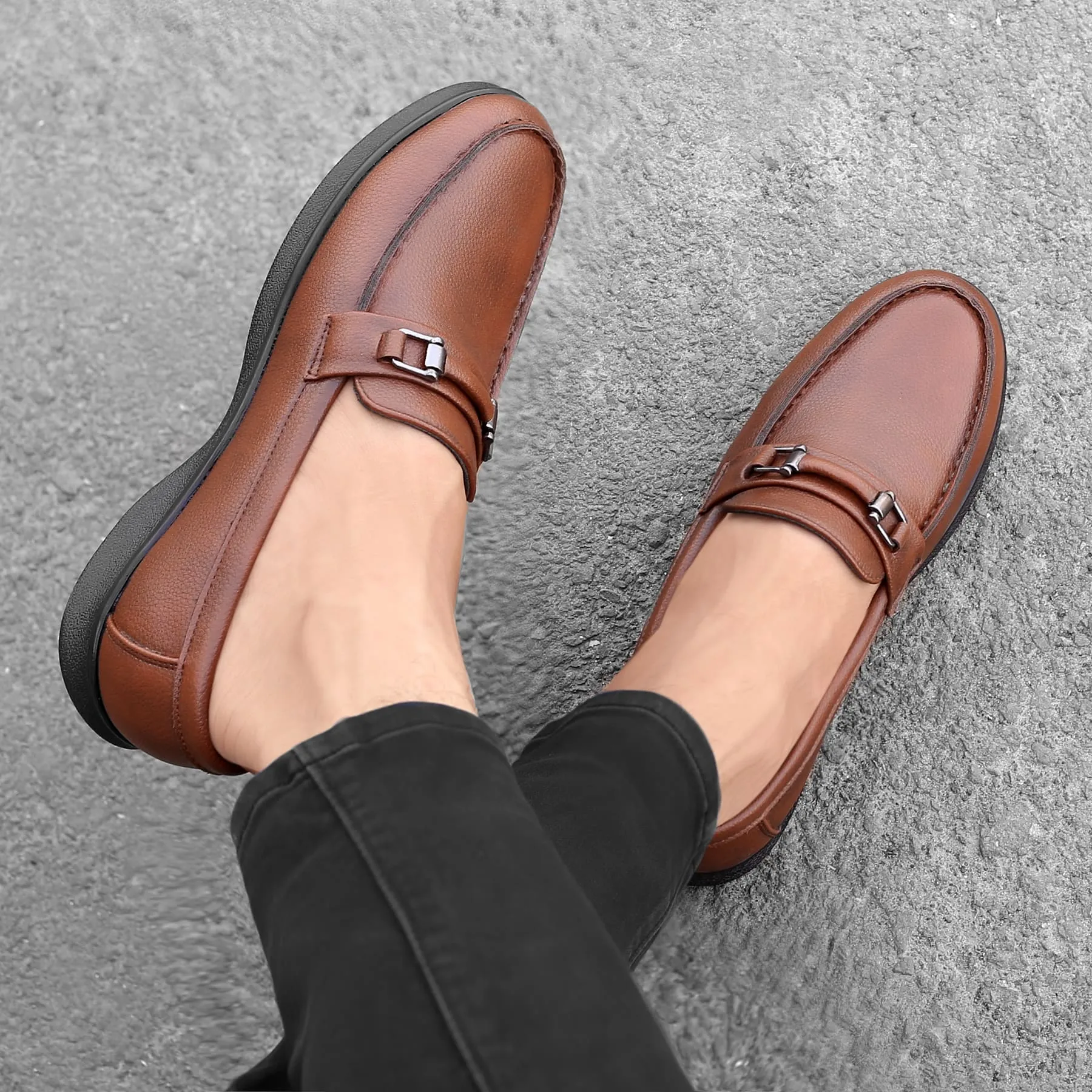 SoftSole Bacca Bucci LISBON Dress Loafer Moccasins Driving Shoes for Men