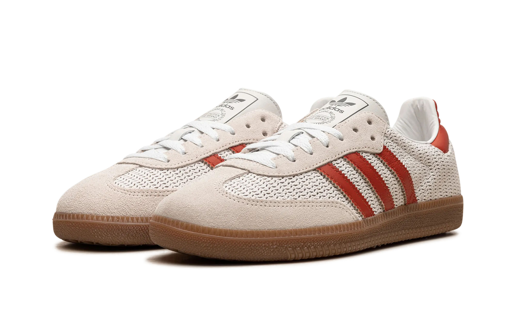 Samba OG "PRELOVED RED" Leather Durable Build Airport Travel