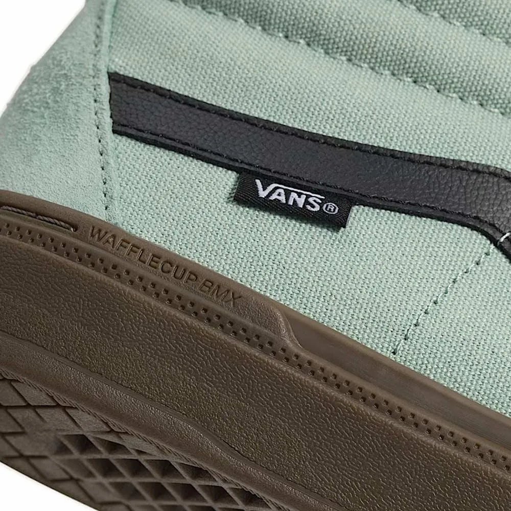 Vans BMX Sk8-Hi - Gum Gray Olive Toe box