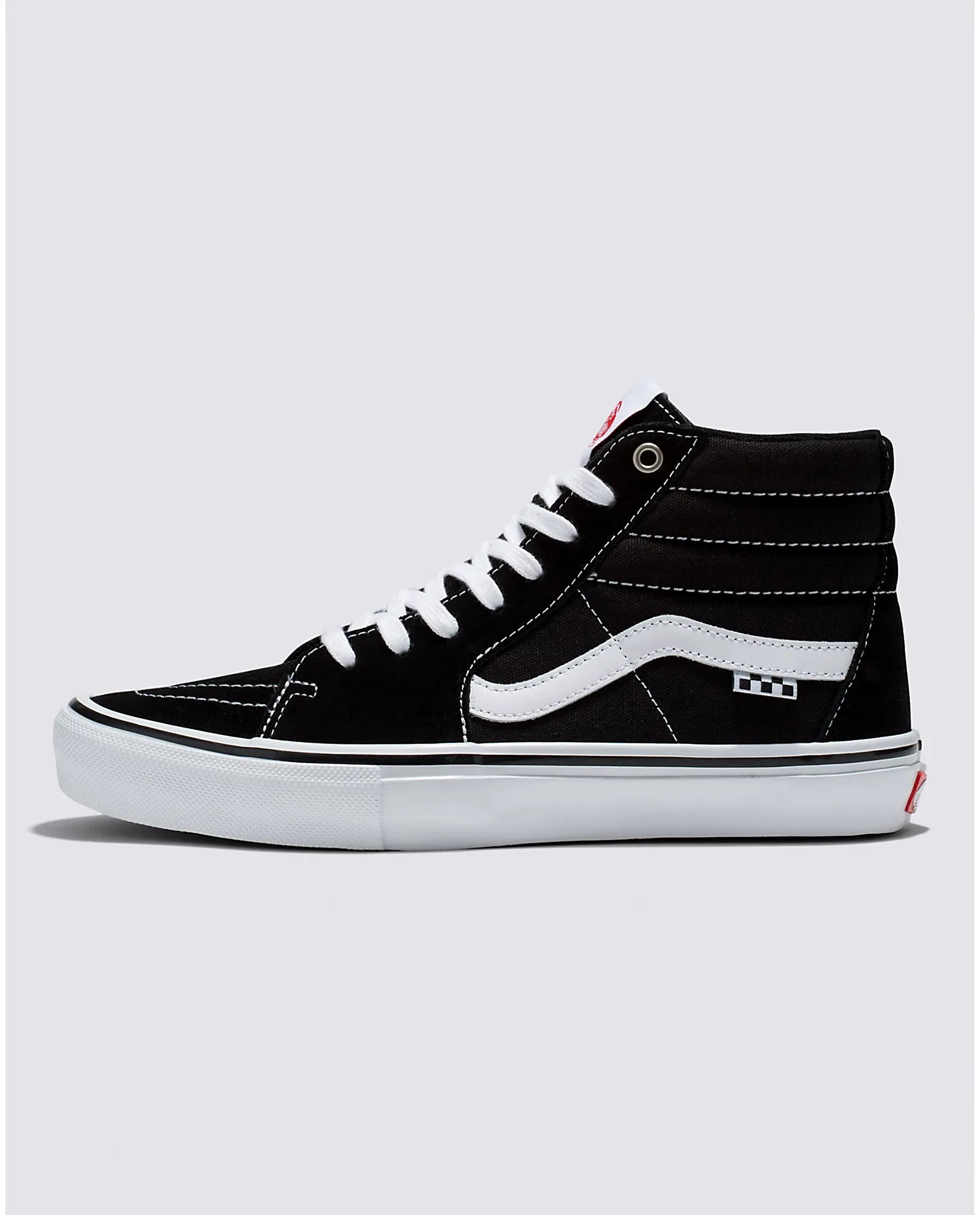 Supportive Core All Ages Quick Fit Vans Skate SK8-Hi Black/White