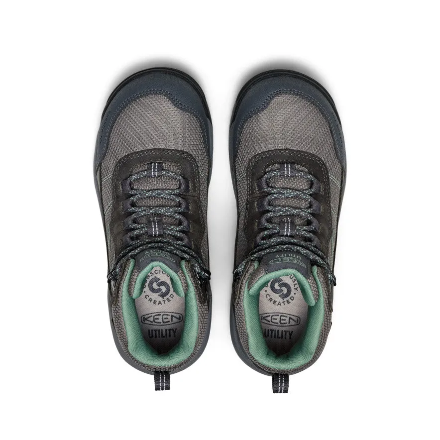 Women's Skokie Waterproof Work Boot (Carbon Toe)  |  Magnet/Black Hill Walk Responsive Cushion Fitness Lovers