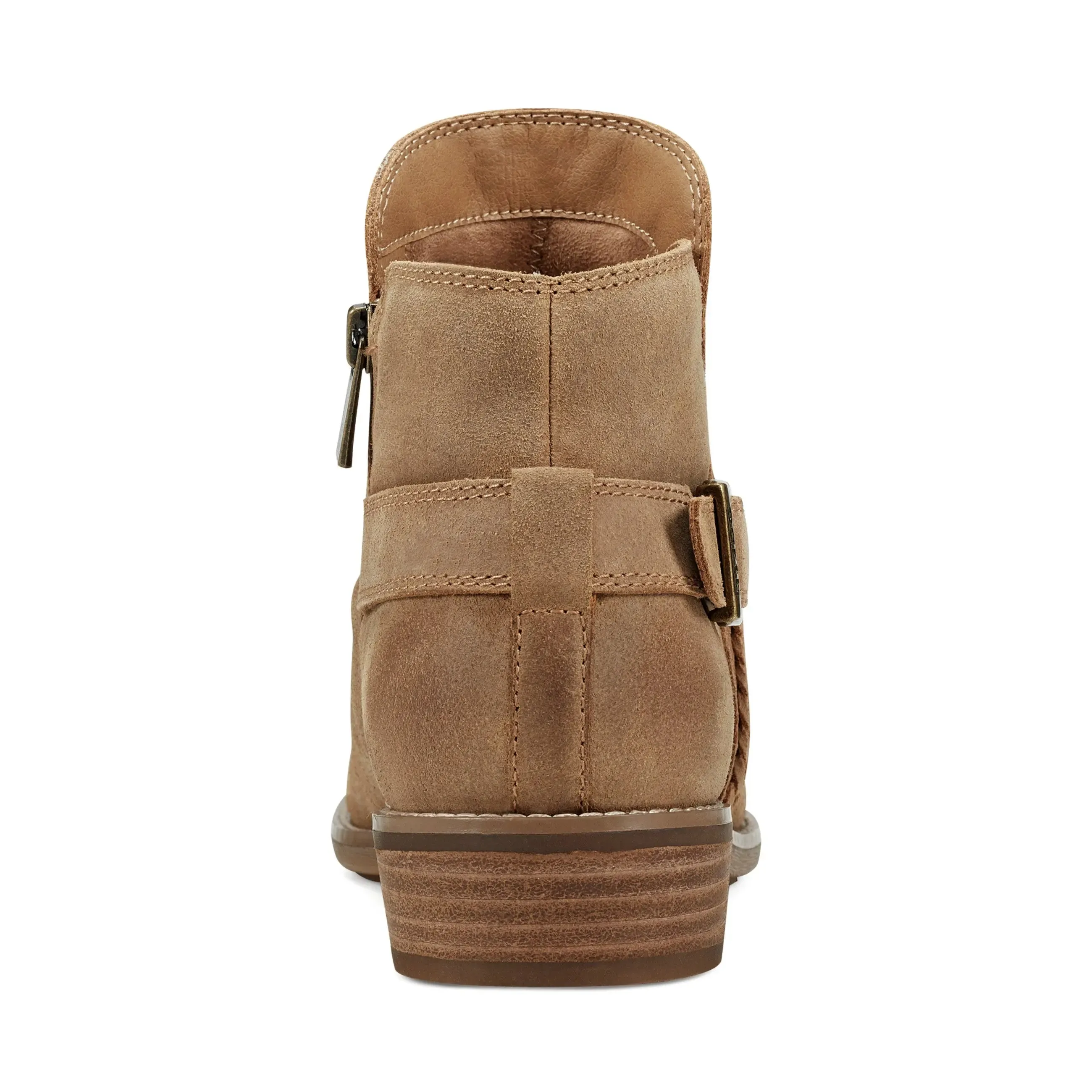 Naira  Round Toe Ruched Casual Booties Trail Strong Daily Comfort
