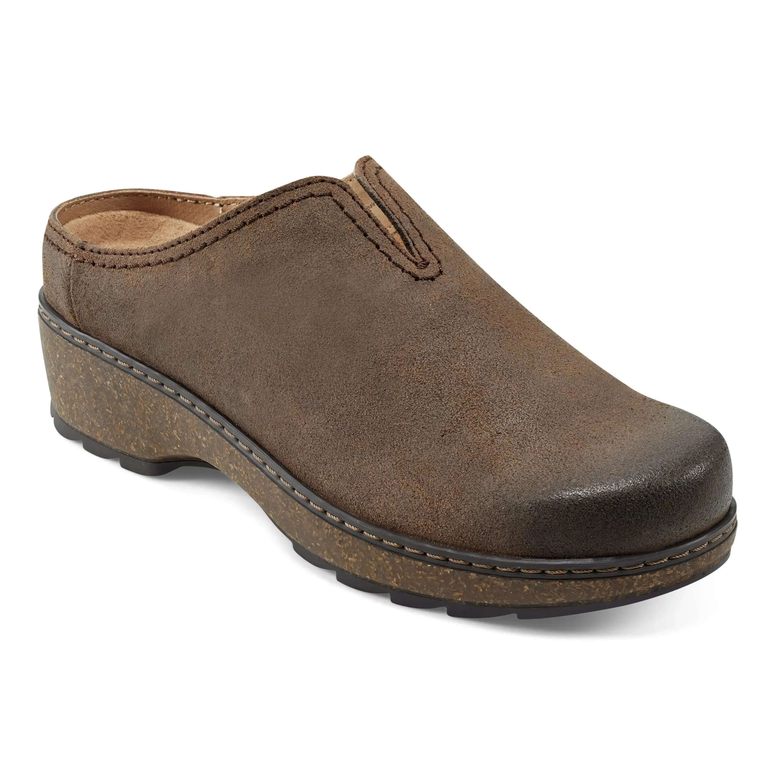 Kolia Round Toe Slip-on Casual Clogs Durable Build Trail Running