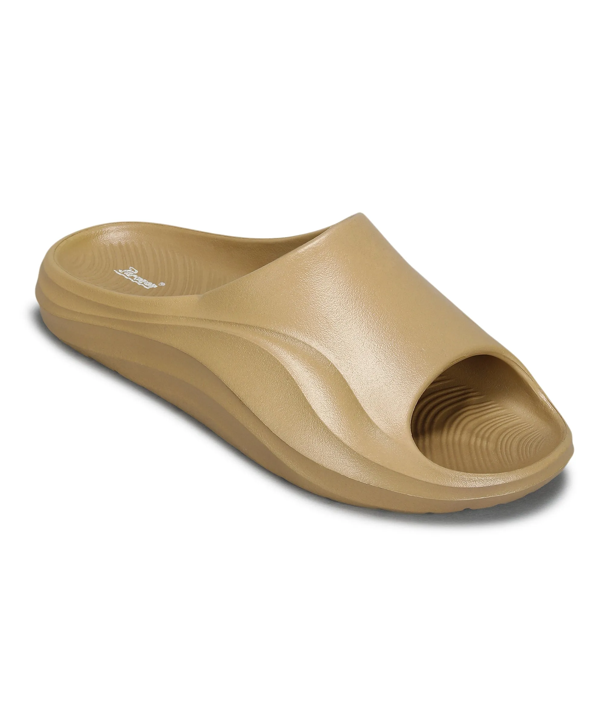 Heel Strap Paragon EVK10926G Men's Waterproof Beige Sliders with Comfortable Sole