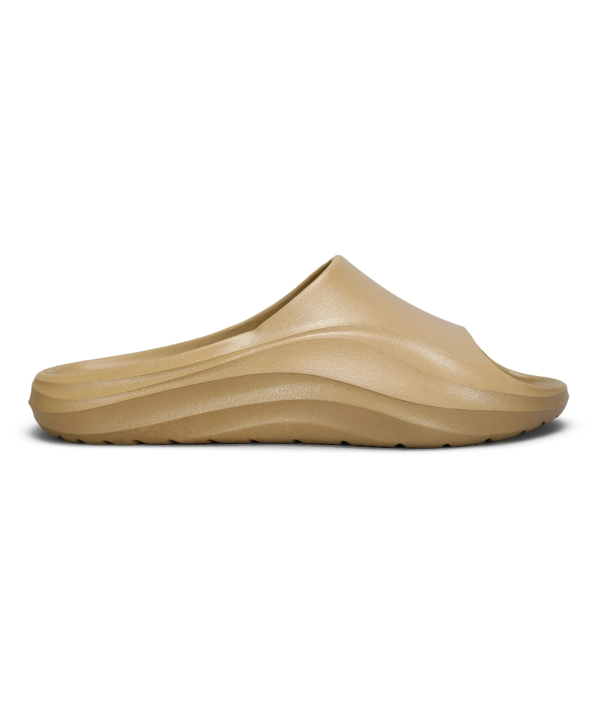 Suede Paragon EVK10926G Men's Waterproof Beige Sliders with Comfortable Sole