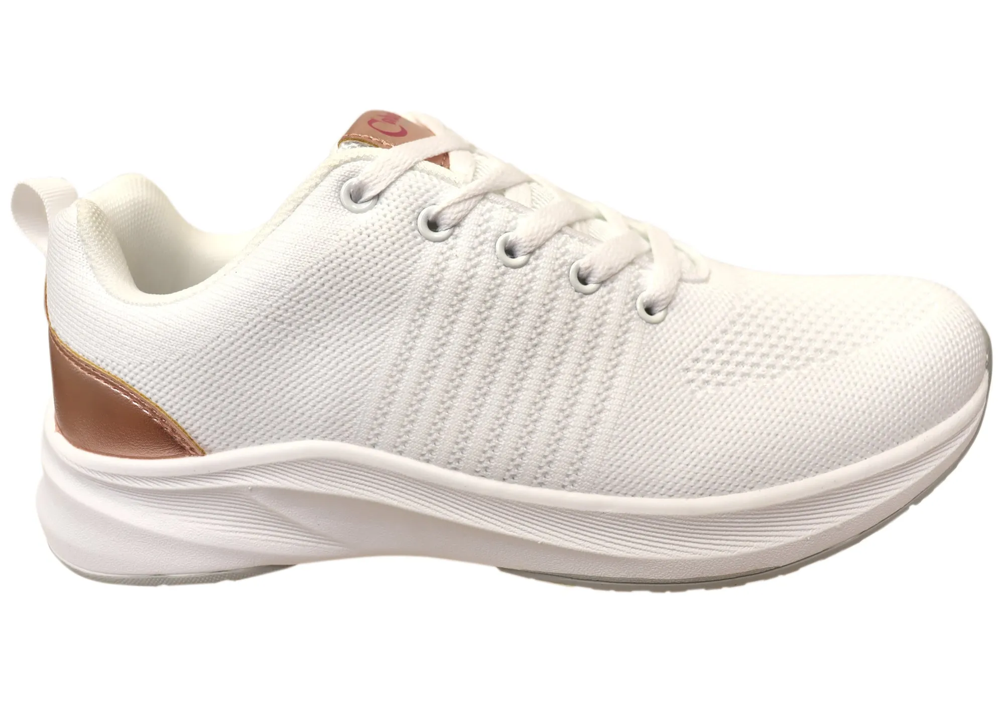Impact Resistant Frame Cabello Comfort Walker Womens Comfortable Lace Up Shoes