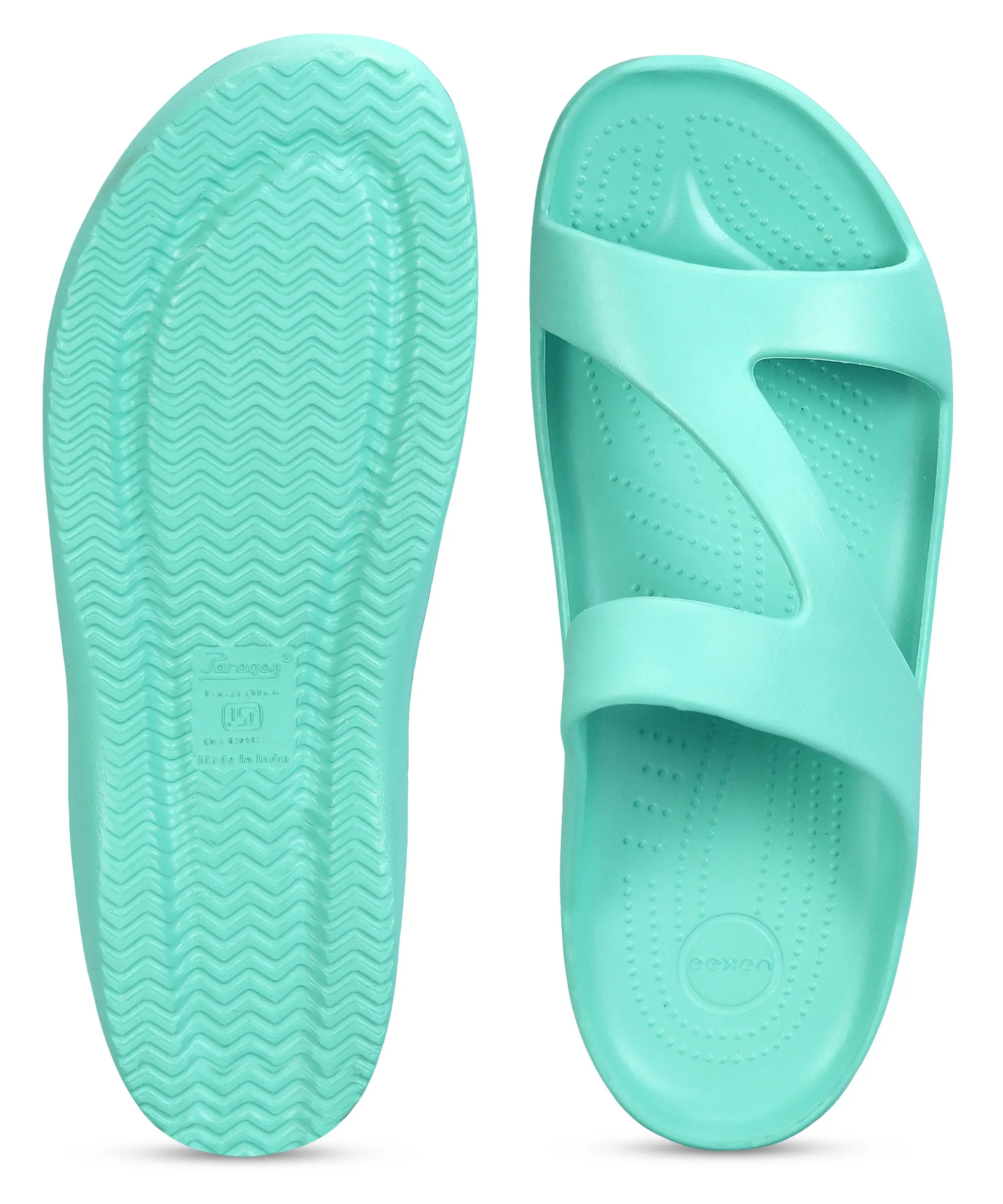 Paragon Women's Lightweight, Washable and Durable Blue Slippers for Everyday Use Comfortable Backstrap